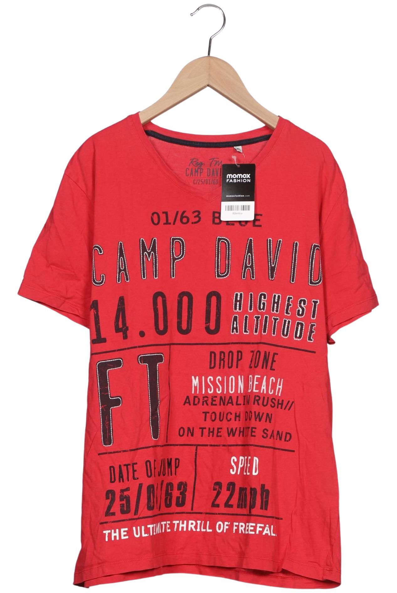 

Camp David Herren T-Shirt, rot, Gr. 54