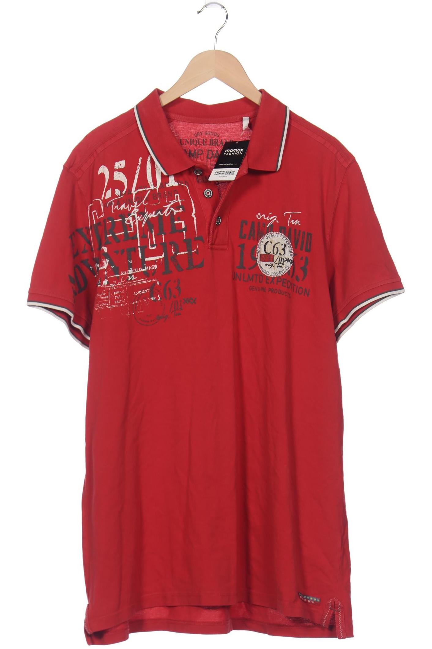 

Camp David Herren T-Shirt, rot