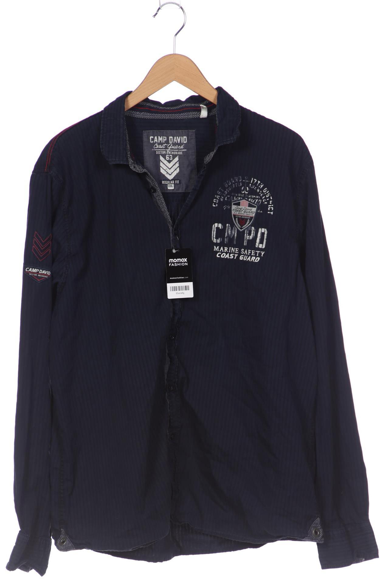 

Camp David Herren Hemd, marineblau