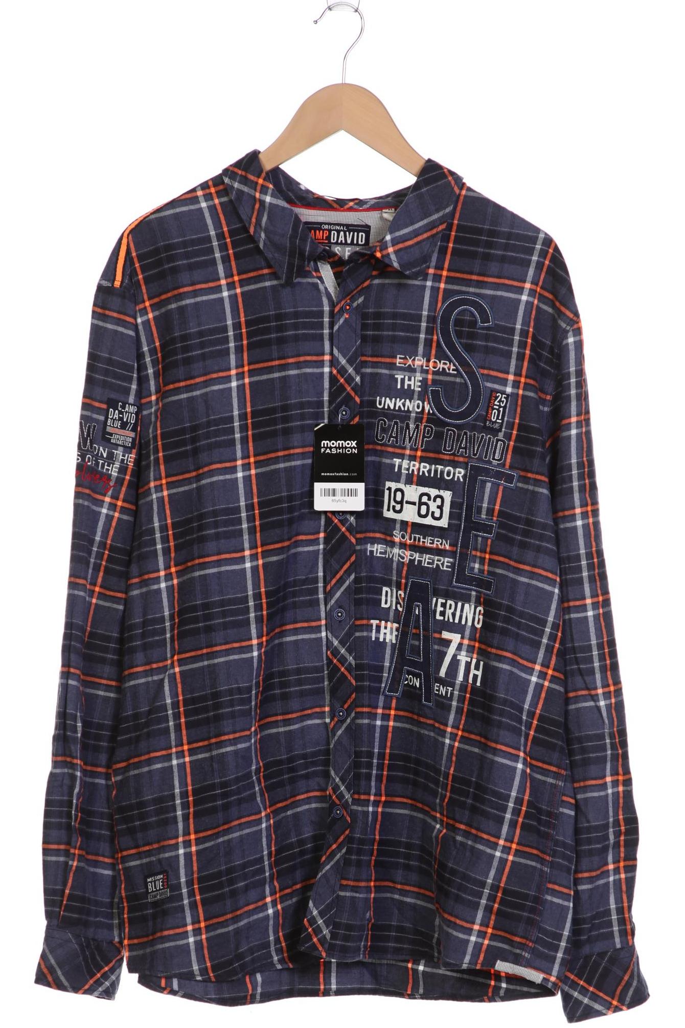 

Camp David Herren Hemd, blau