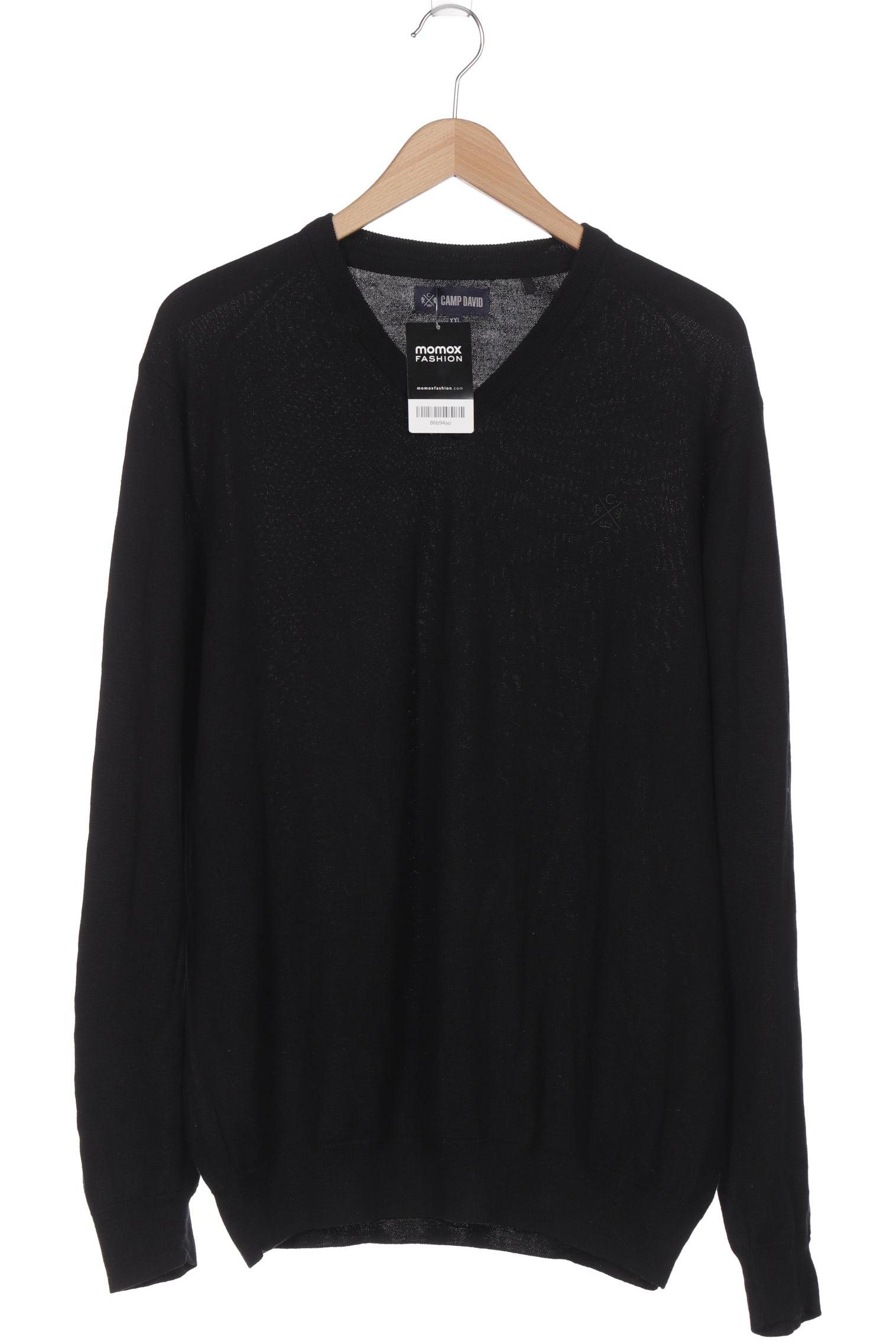 

Camp David Herren Pullover, schwarz