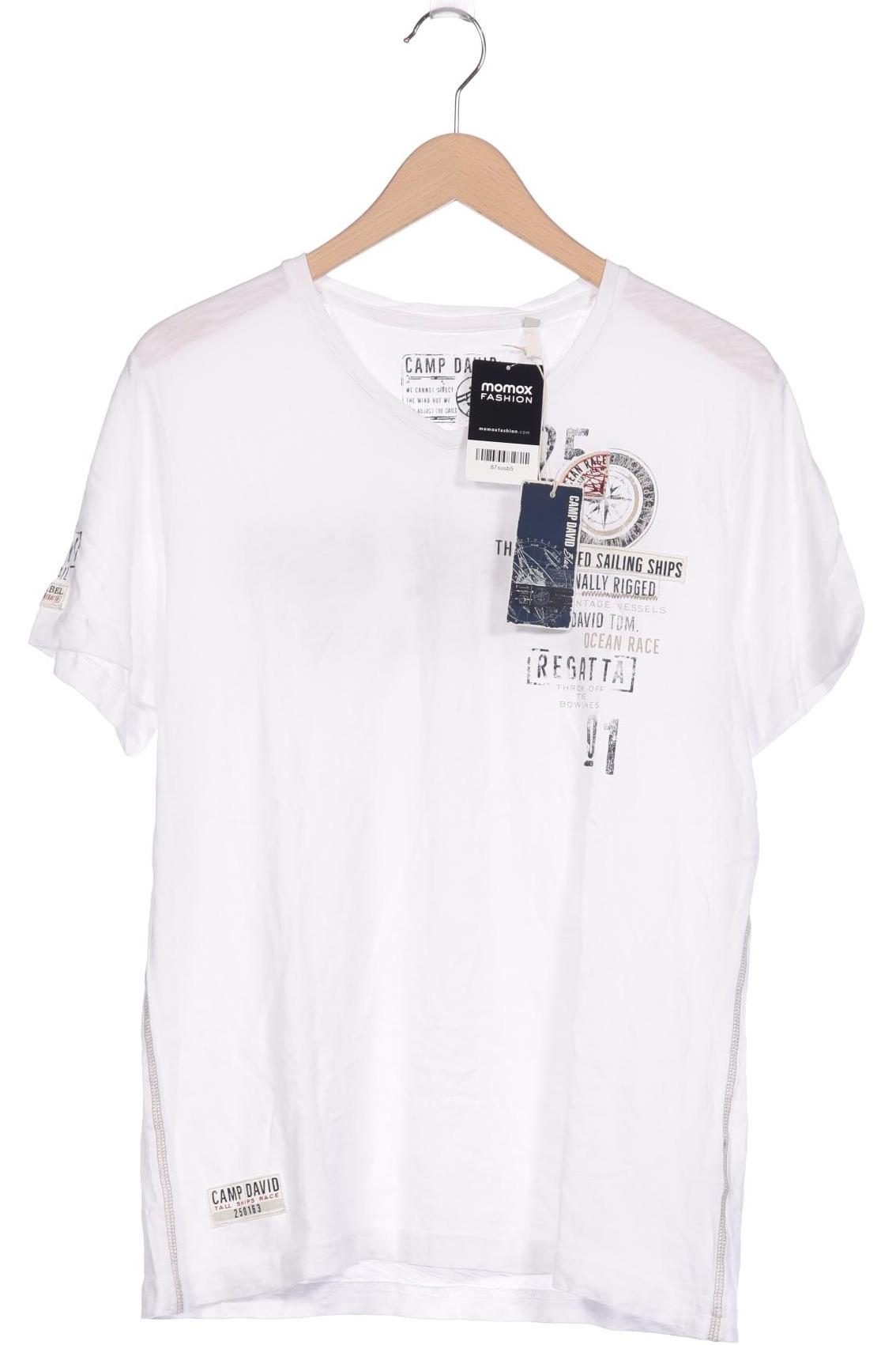 

Camp David Herren T-Shirt, weiß, Gr. 48