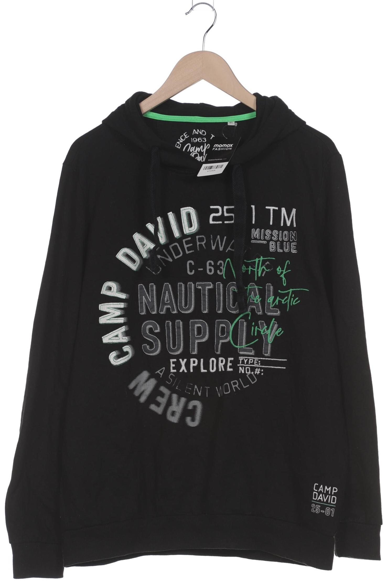 

Camp David Herren Kapuzenpullover, schwarz, Gr. 54