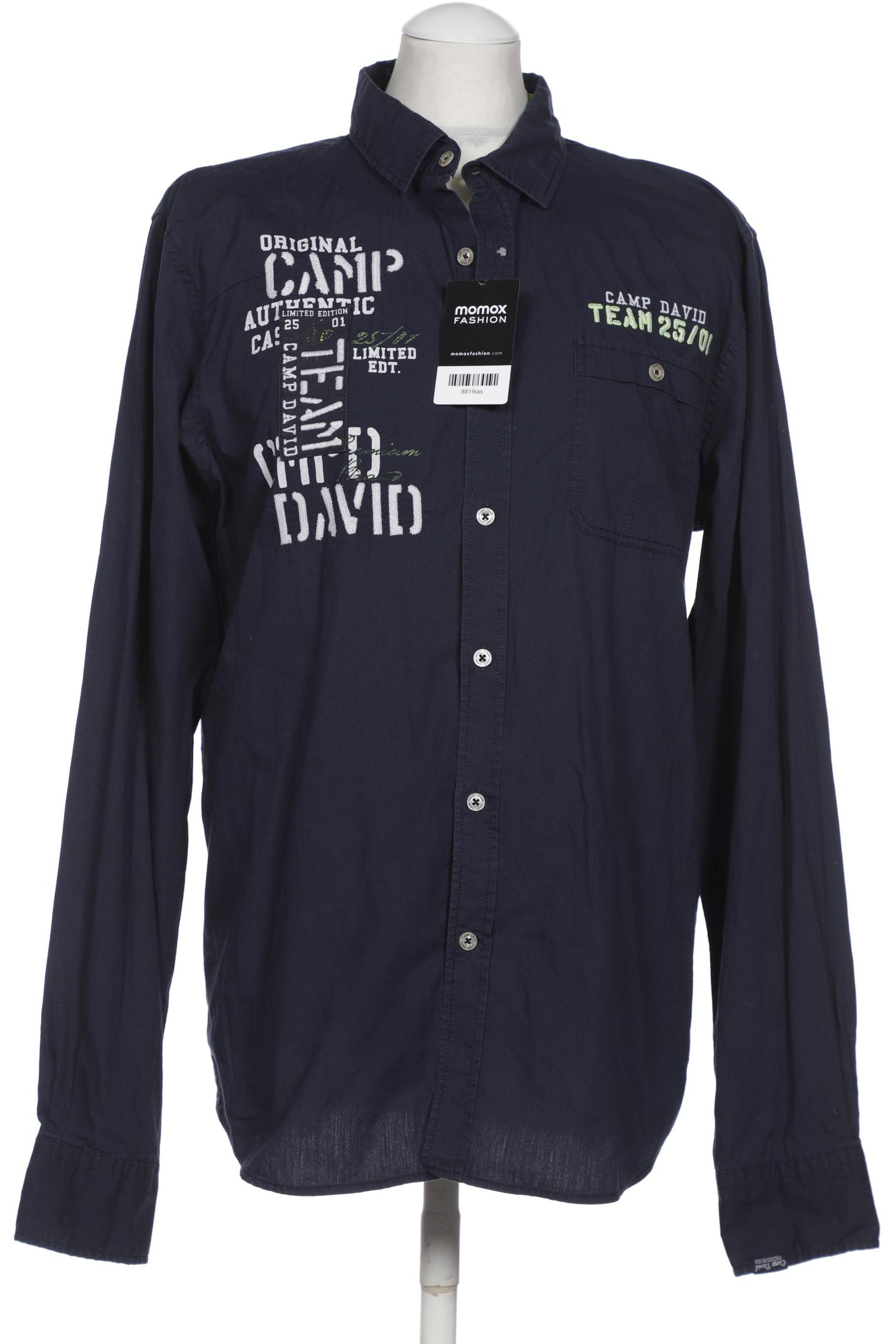 

Camp David Herren Hemd, marineblau