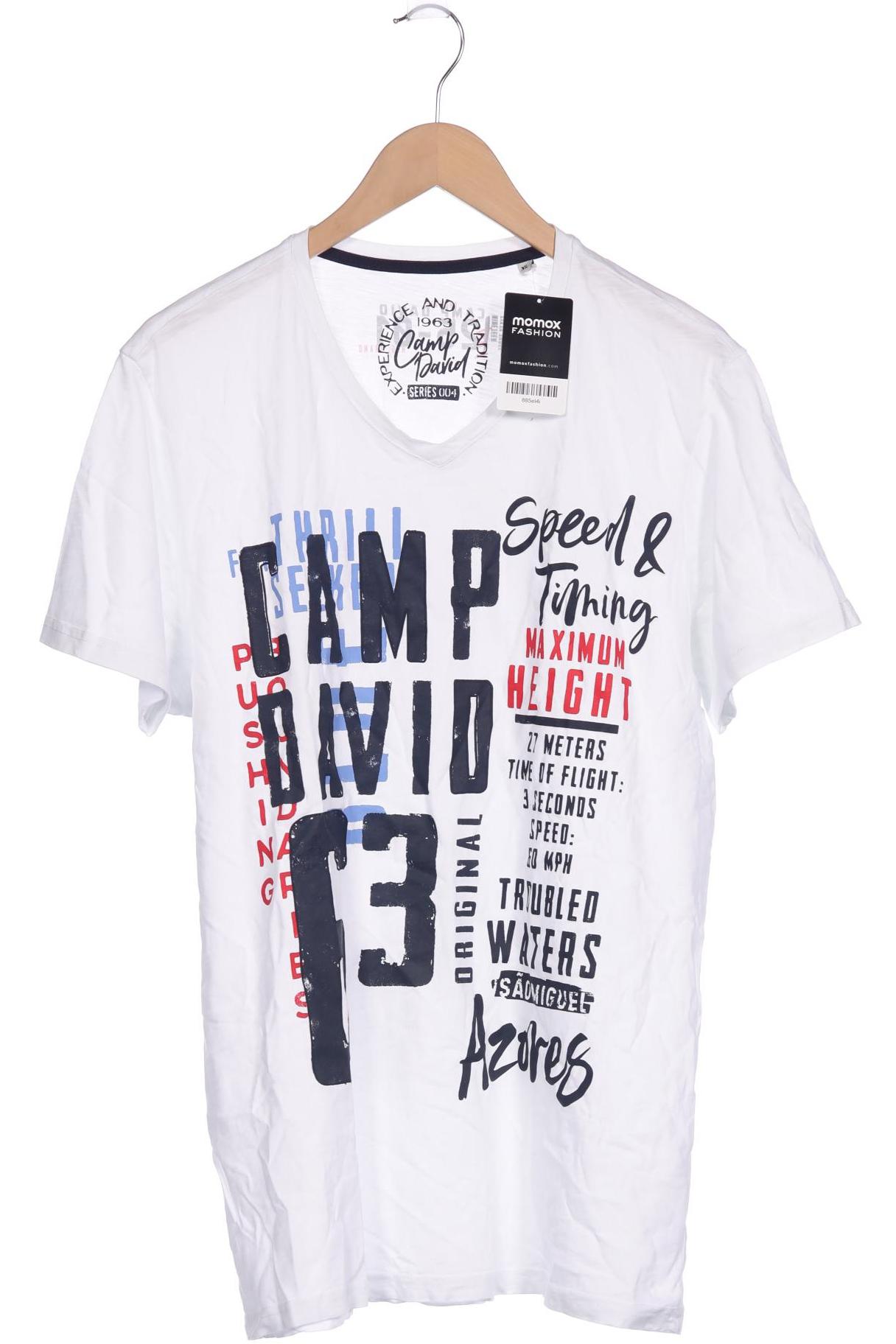 

Camp David Herren T-Shirt, weiß, Gr. 54