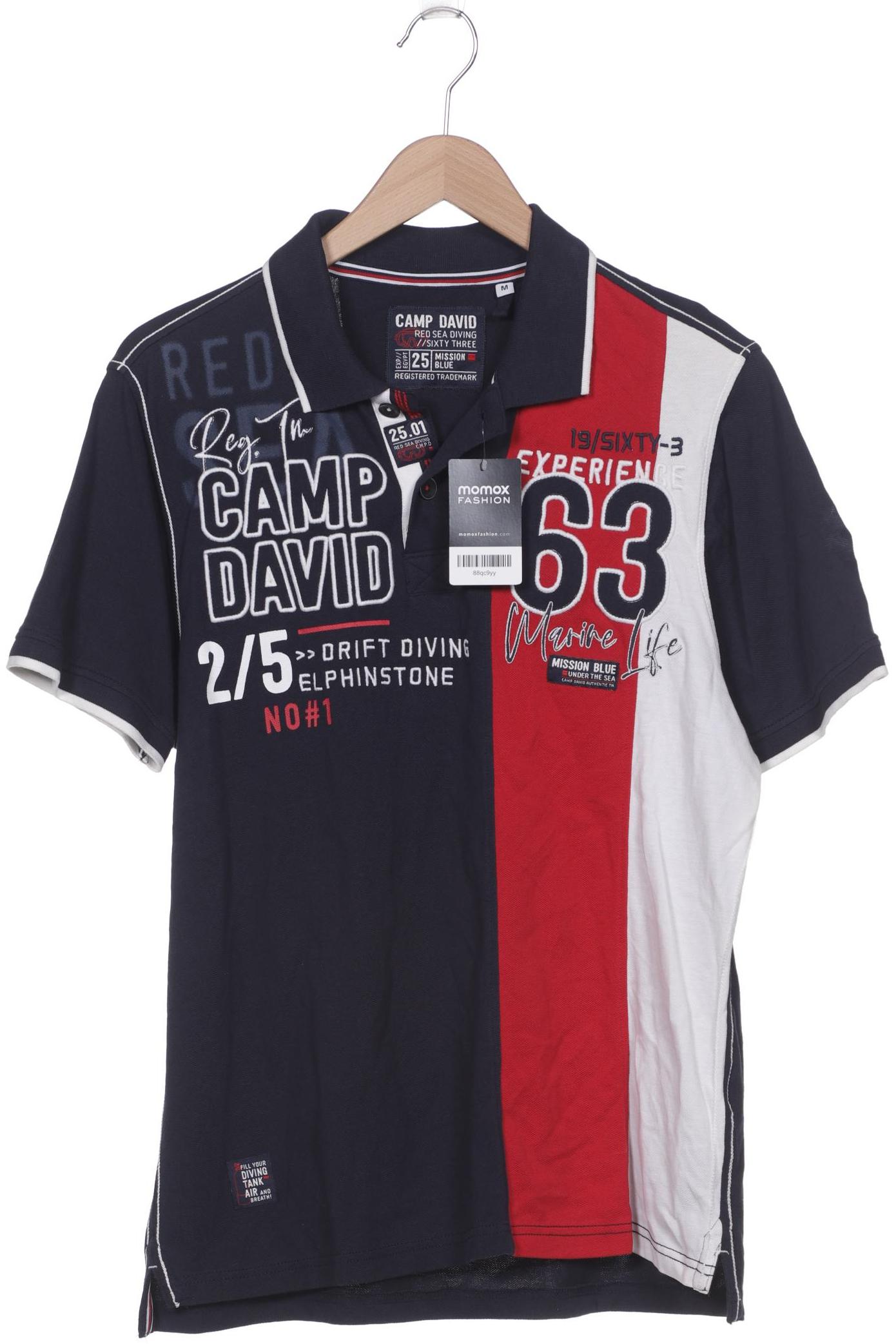 

Camp David Herren Poloshirt, marineblau