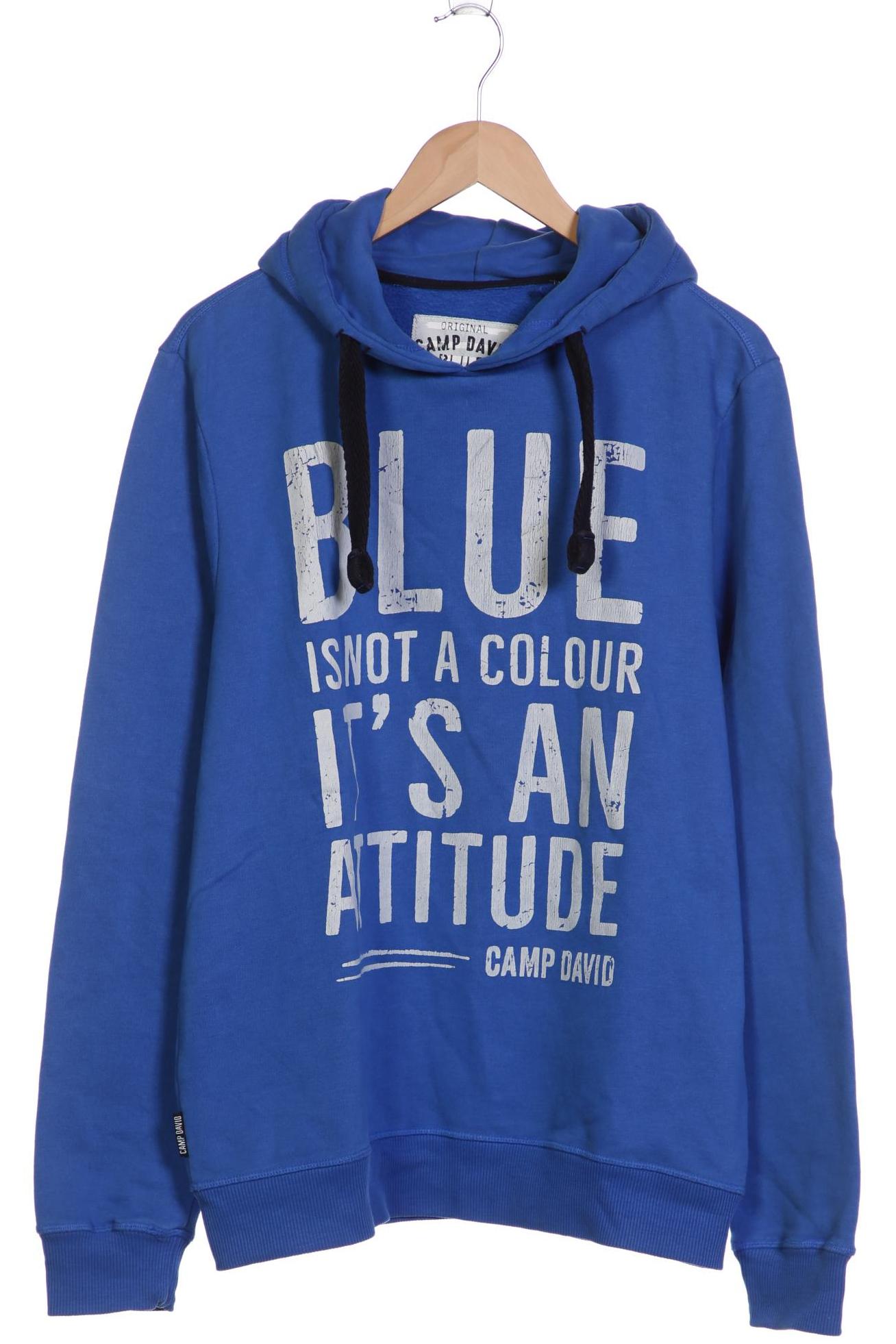 

Camp David Herren Kapuzenpullover, blau, Gr. 52