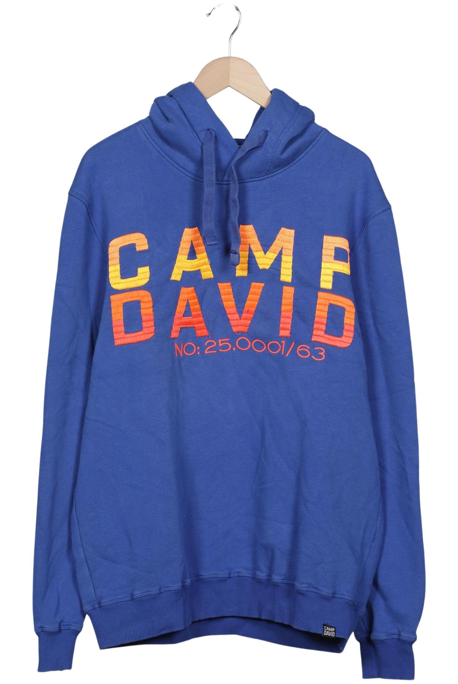 

Camp David Herren Kapuzenpullover, blau, Gr. 56