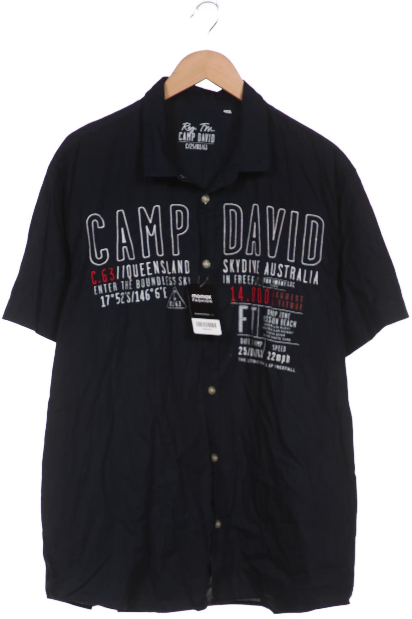 

Camp David Herren Hemd, marineblau