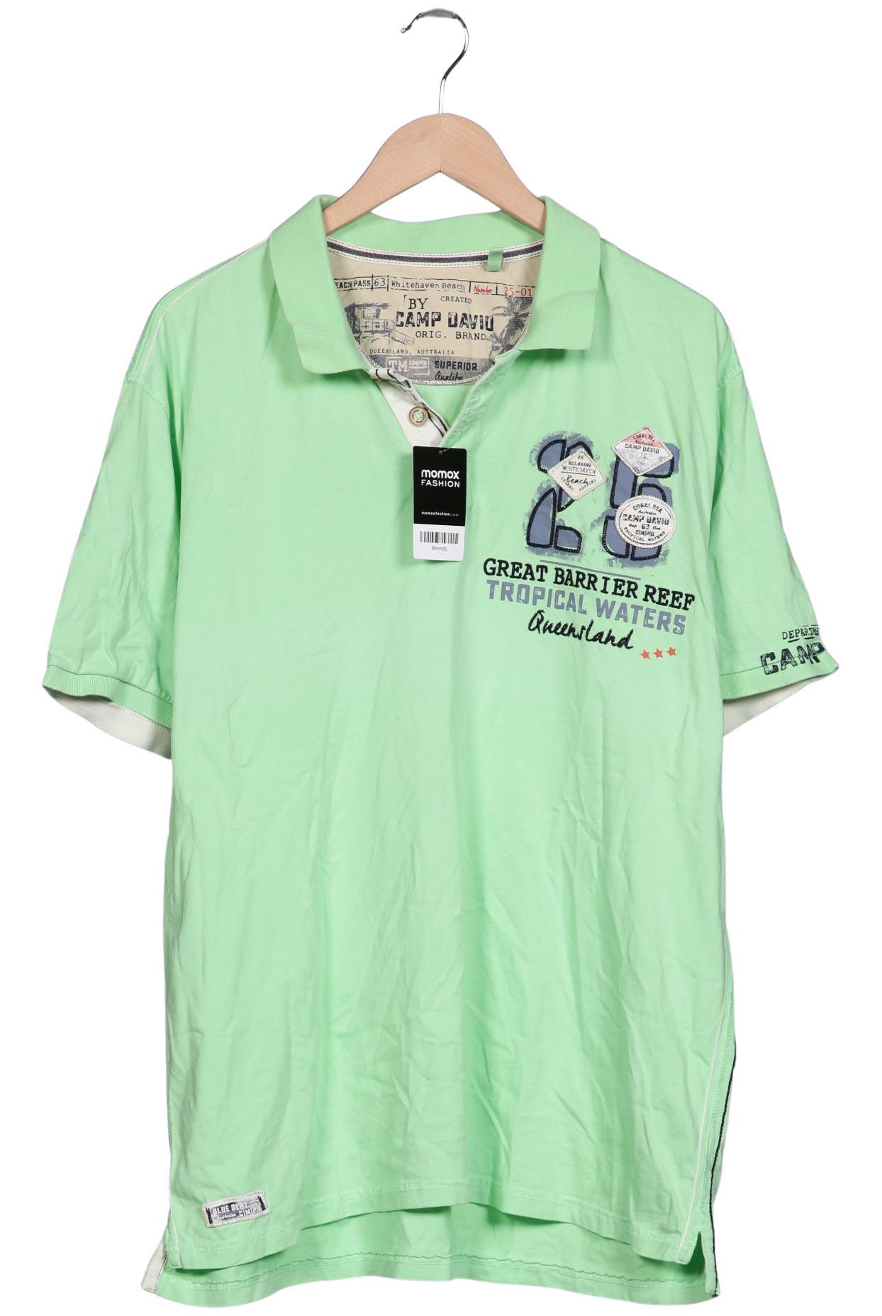 Thumbnail - Camp David Herren Poloshirt, hellgrün, Gr. 58