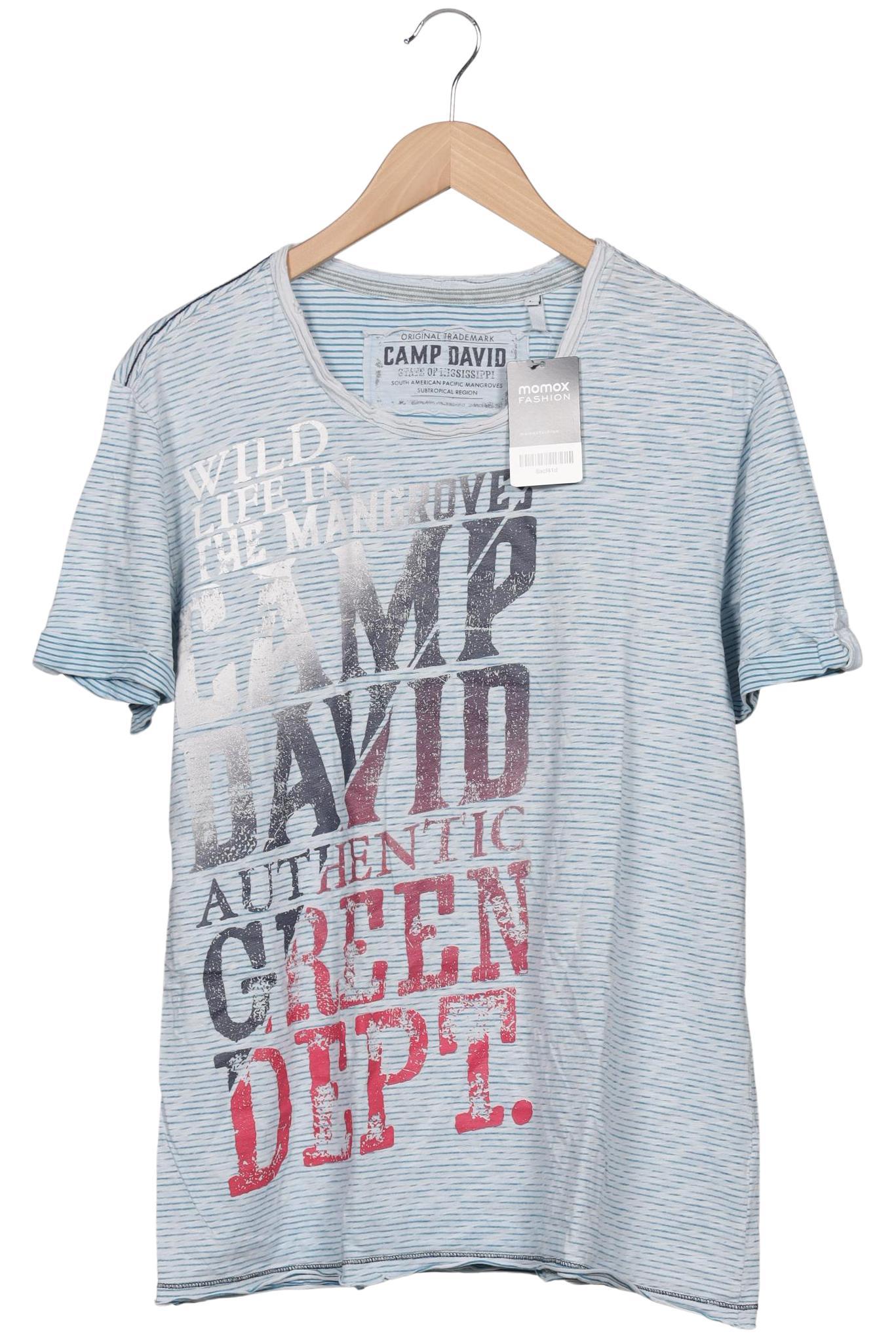 

Camp David Herren T-Shirt, hellblau, Gr. 52