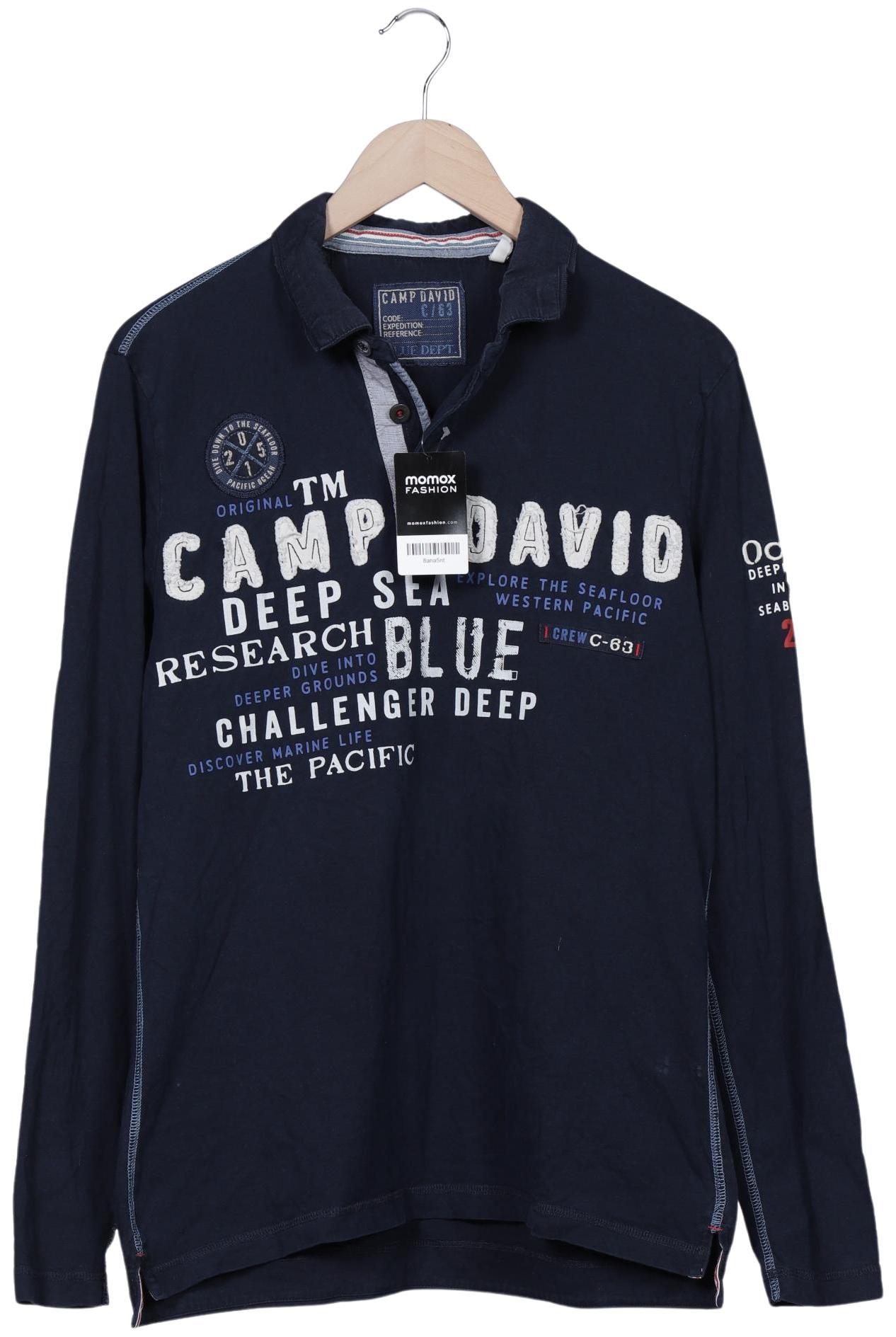 

Camp David Herren Poloshirt, marineblau, Gr. 48