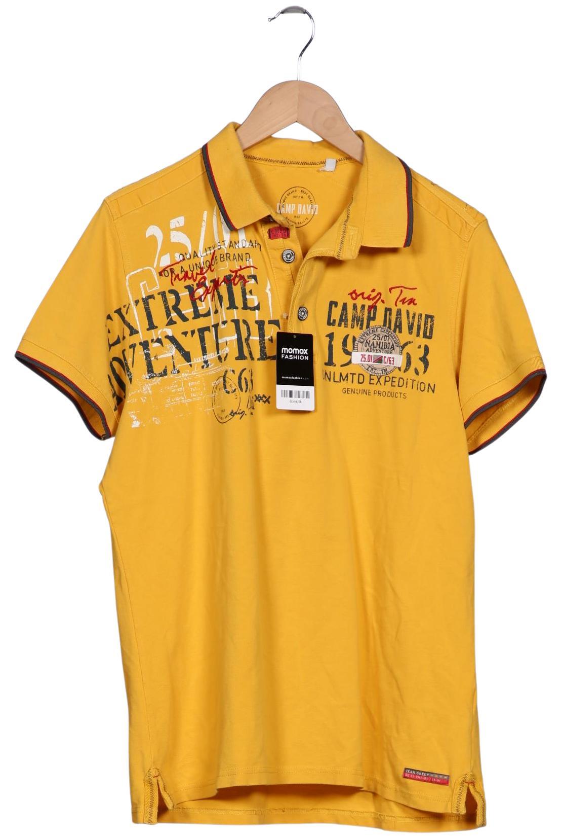 

Camp David Herren Poloshirt, gelb, Gr. 52
