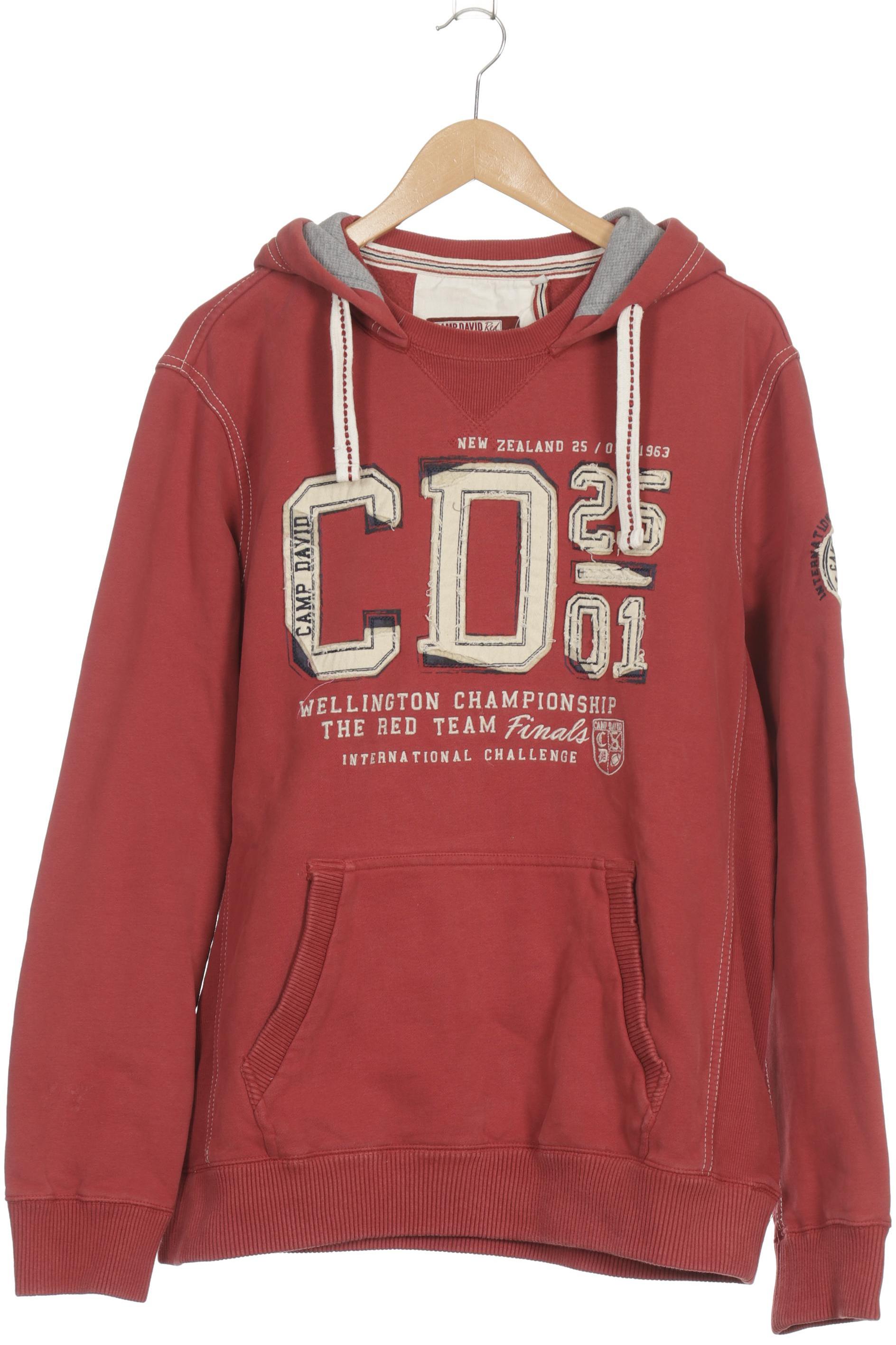 

Camp David Herren Kapuzenpullover, rot, Gr.