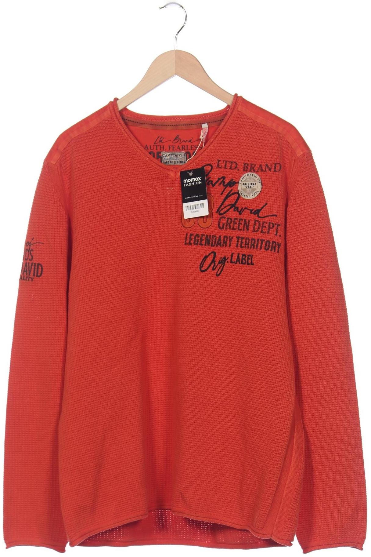 

Camp David Herren Pullover, orange, Gr. 56