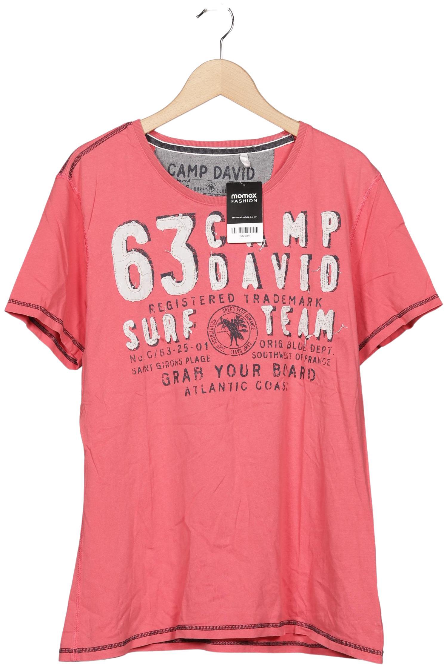 

Camp David Herren T-Shirt, pink, Gr. 52