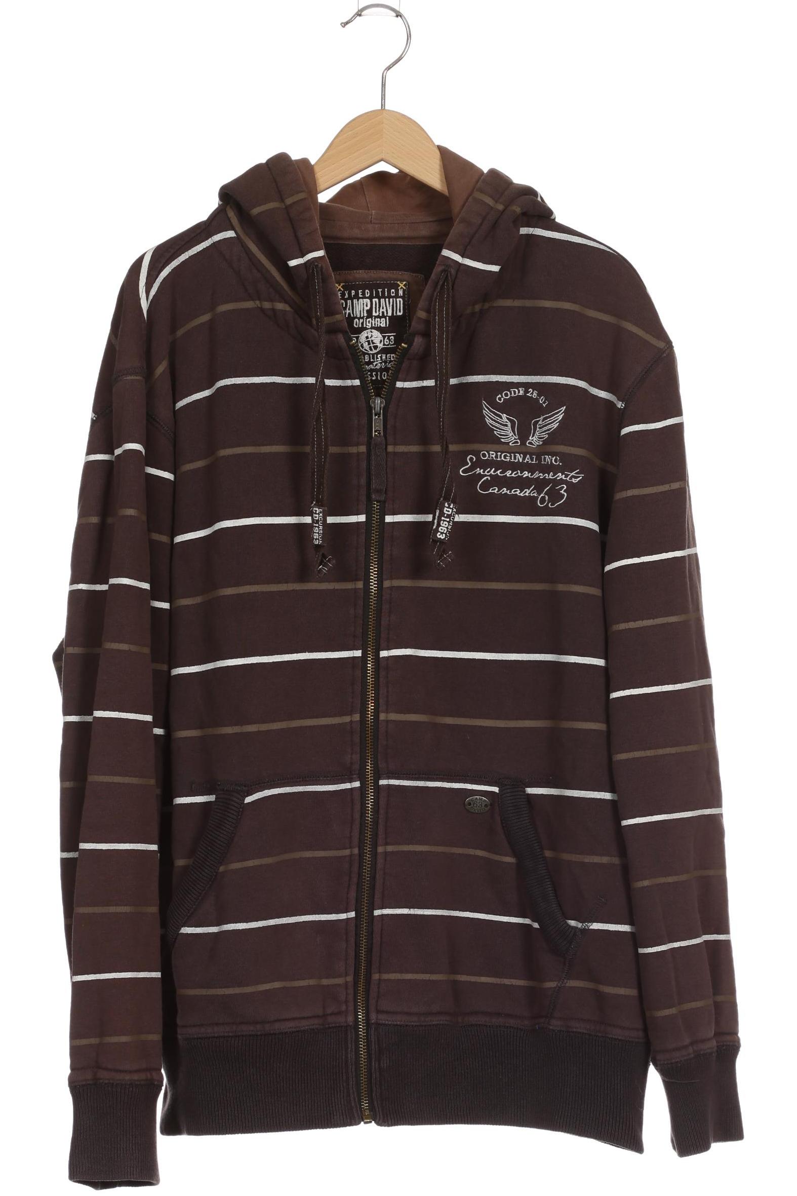 

Camp David Herren Kapuzenpullover, braun, Gr.