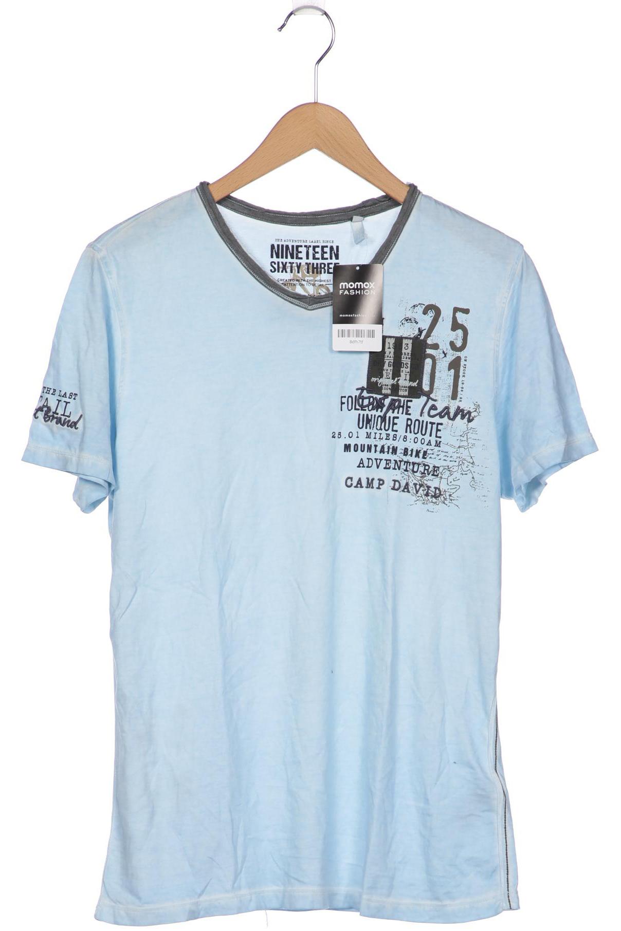 

Camp David Herren T-Shirt, blau, Gr. 48