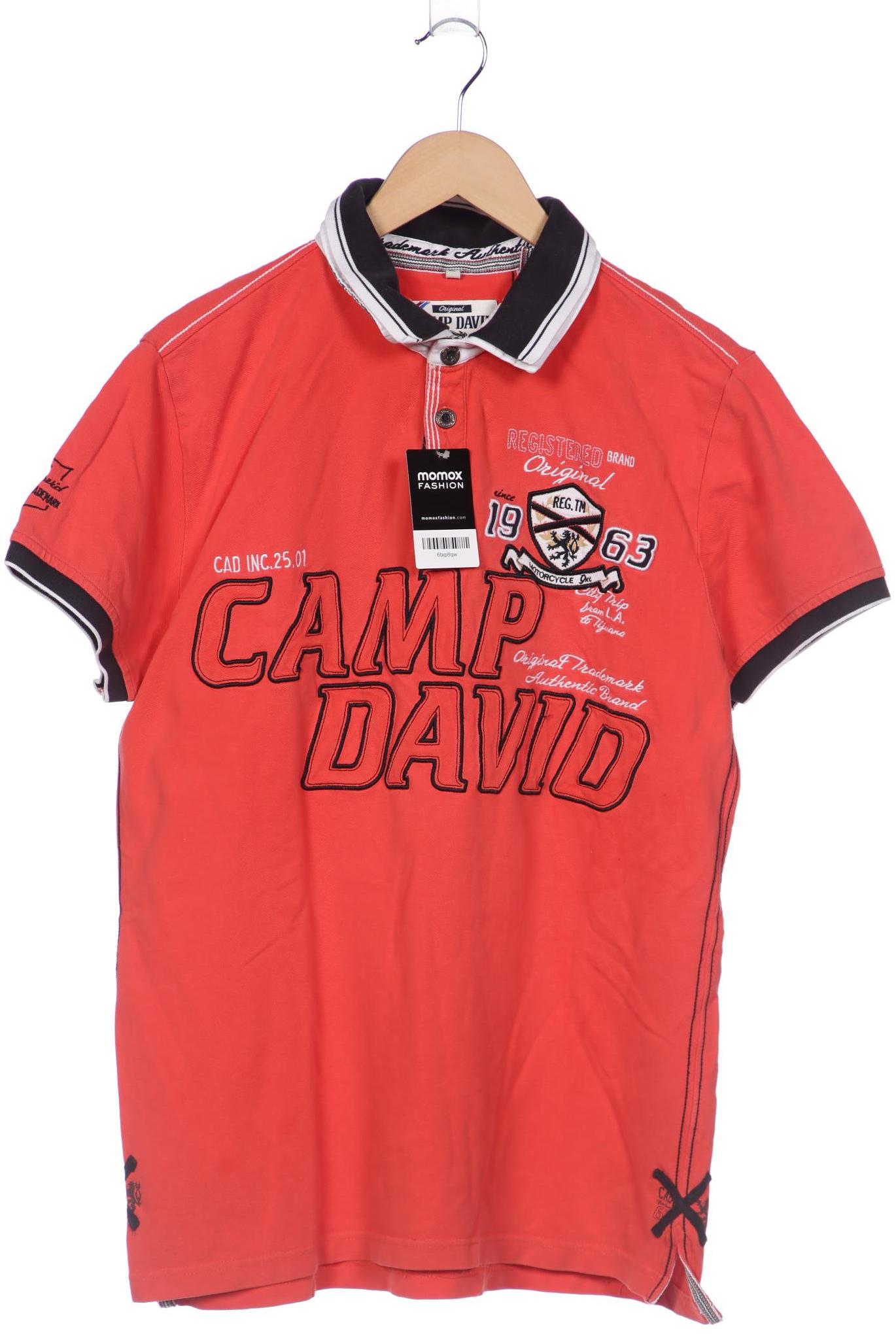 

Camp David Herren Poloshirt, orange, Gr. 54