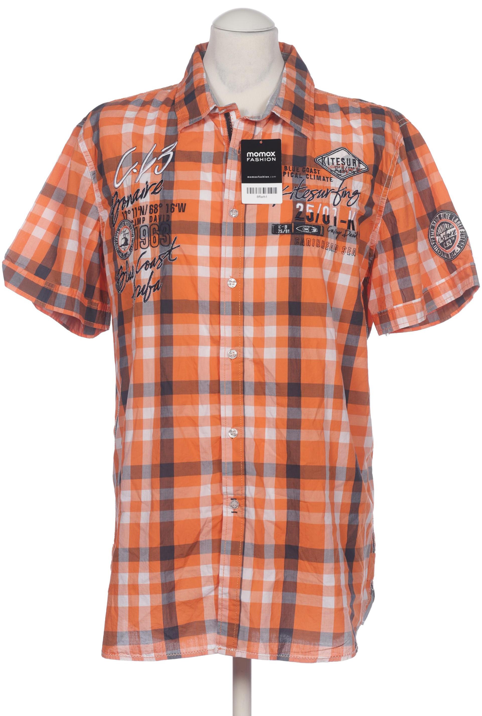 Thumbnail - Camp David Herren Hemd, orange, Gr. 52