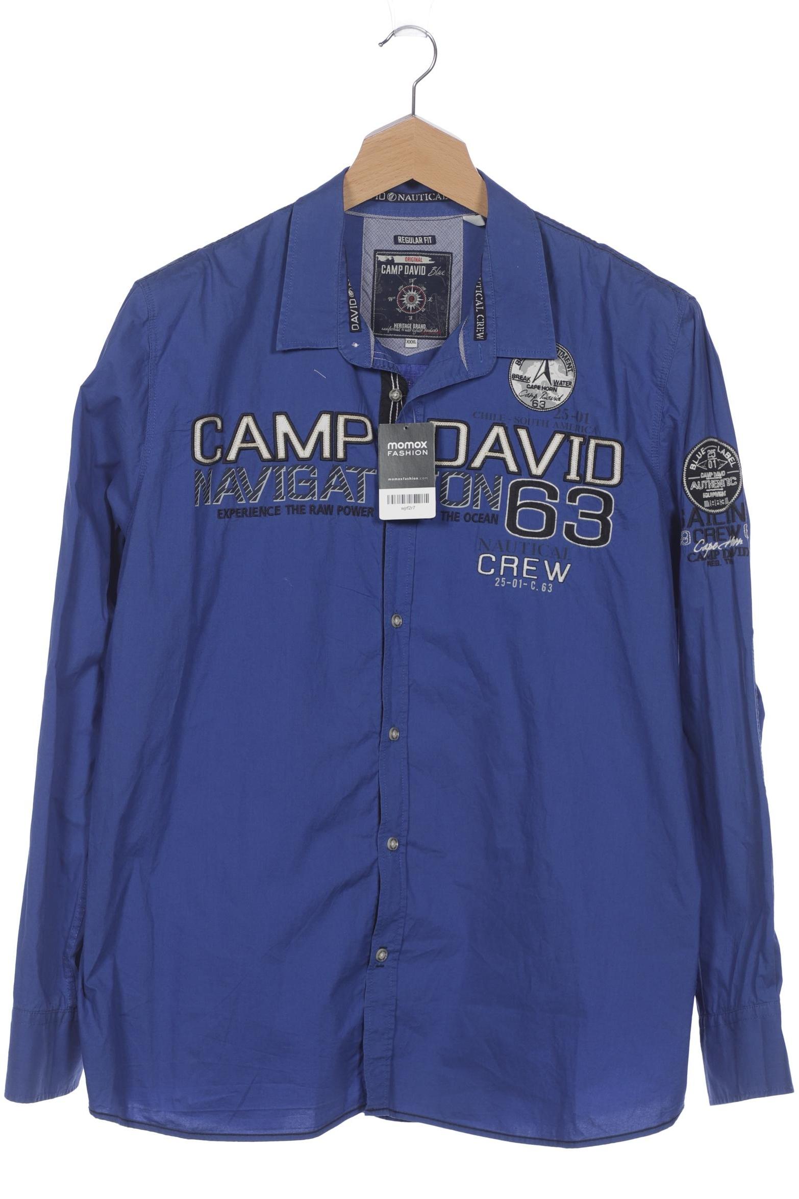

Camp David Herren Hemd, blau, Gr. 58