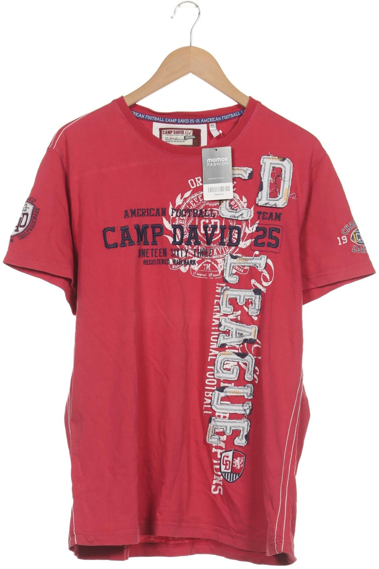 

Camp David Herren T-Shirt, pink, Gr. 54