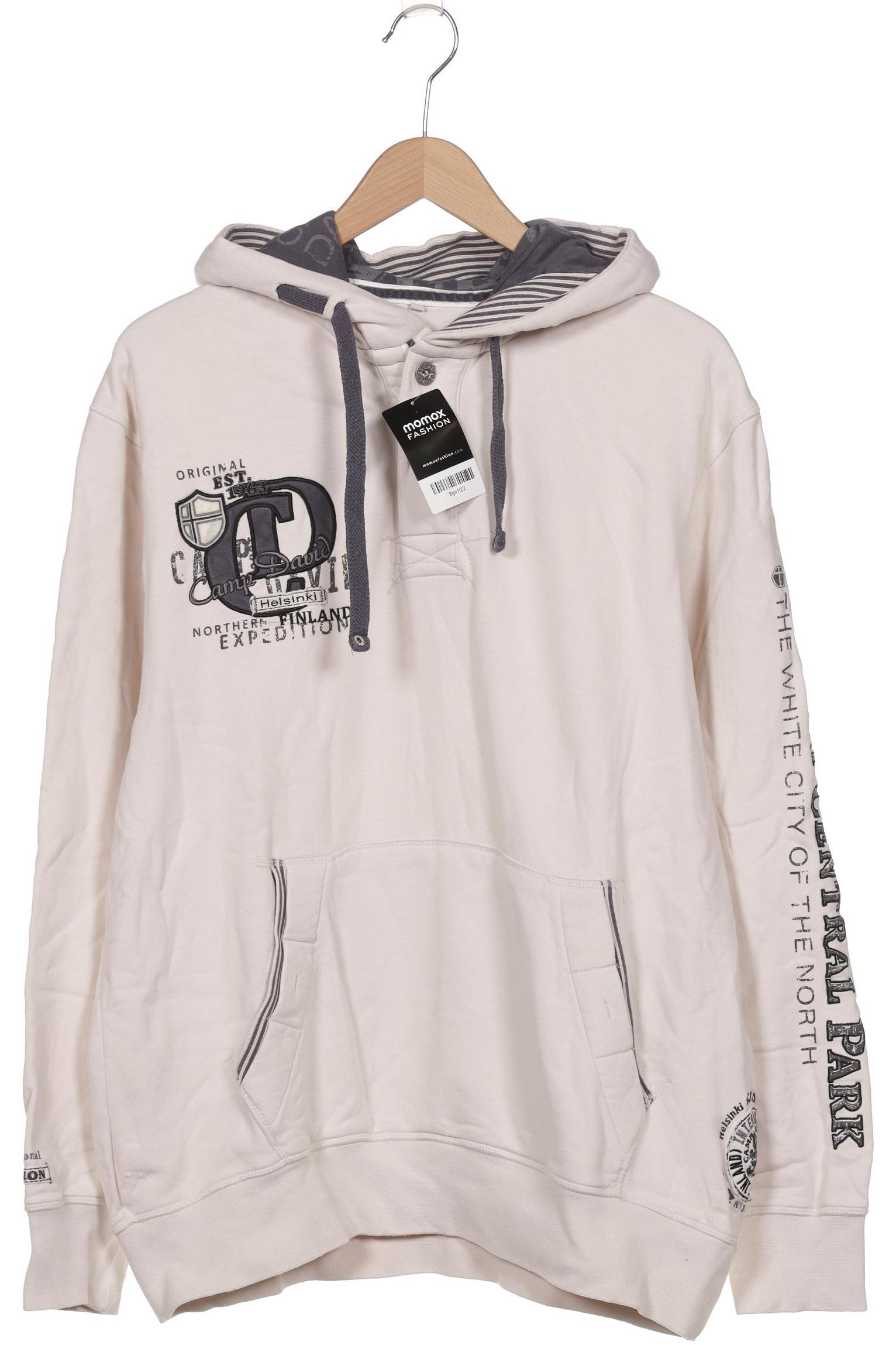 

Camp David Herren Kapuzenpullover, beige, Gr. 54