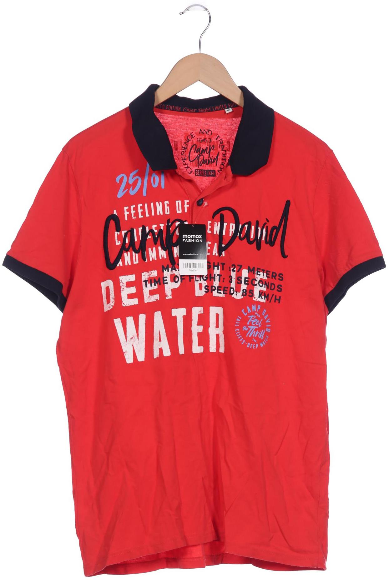 

Camp David Herren Poloshirt, rot, Gr. 54