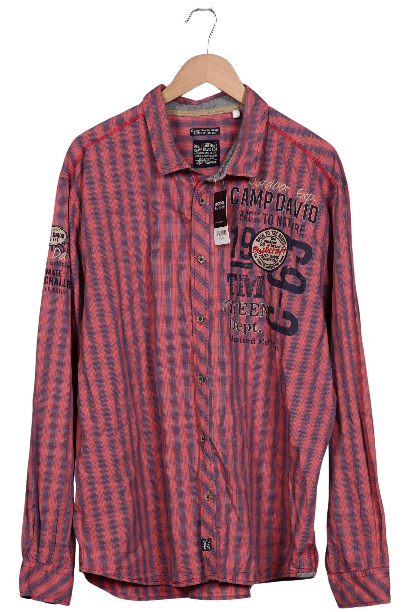 Thumbnail - Camp David Herren Hemd, rot, Gr. 58