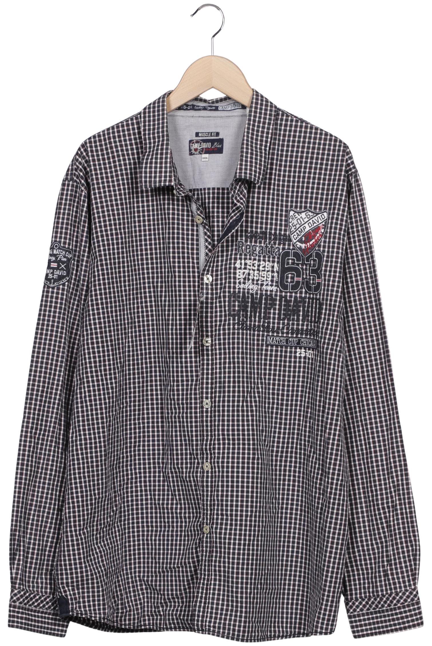 

Camp David Herren Hemd, marineblau, Gr. 58