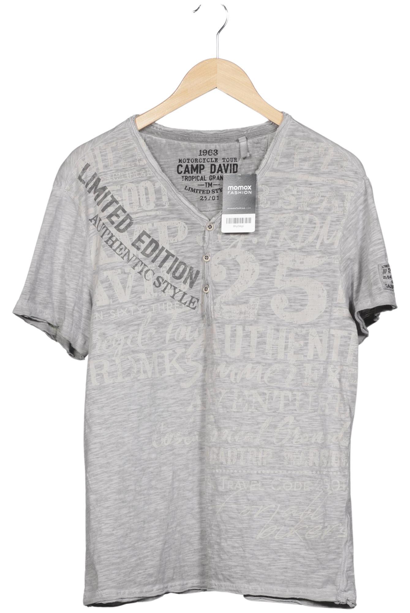 

Camp David Herren T-Shirt, grau, Gr. 52