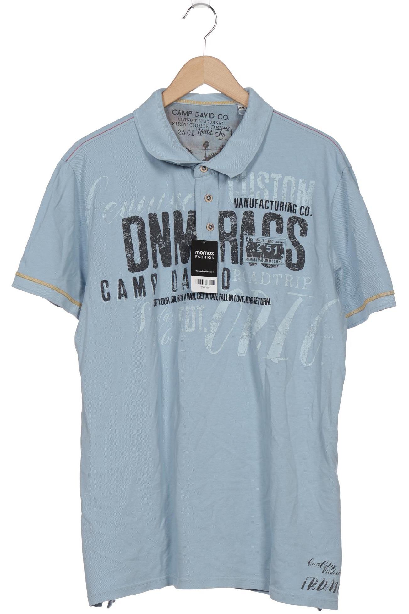 

Camp David Herren Poloshirt, hellblau