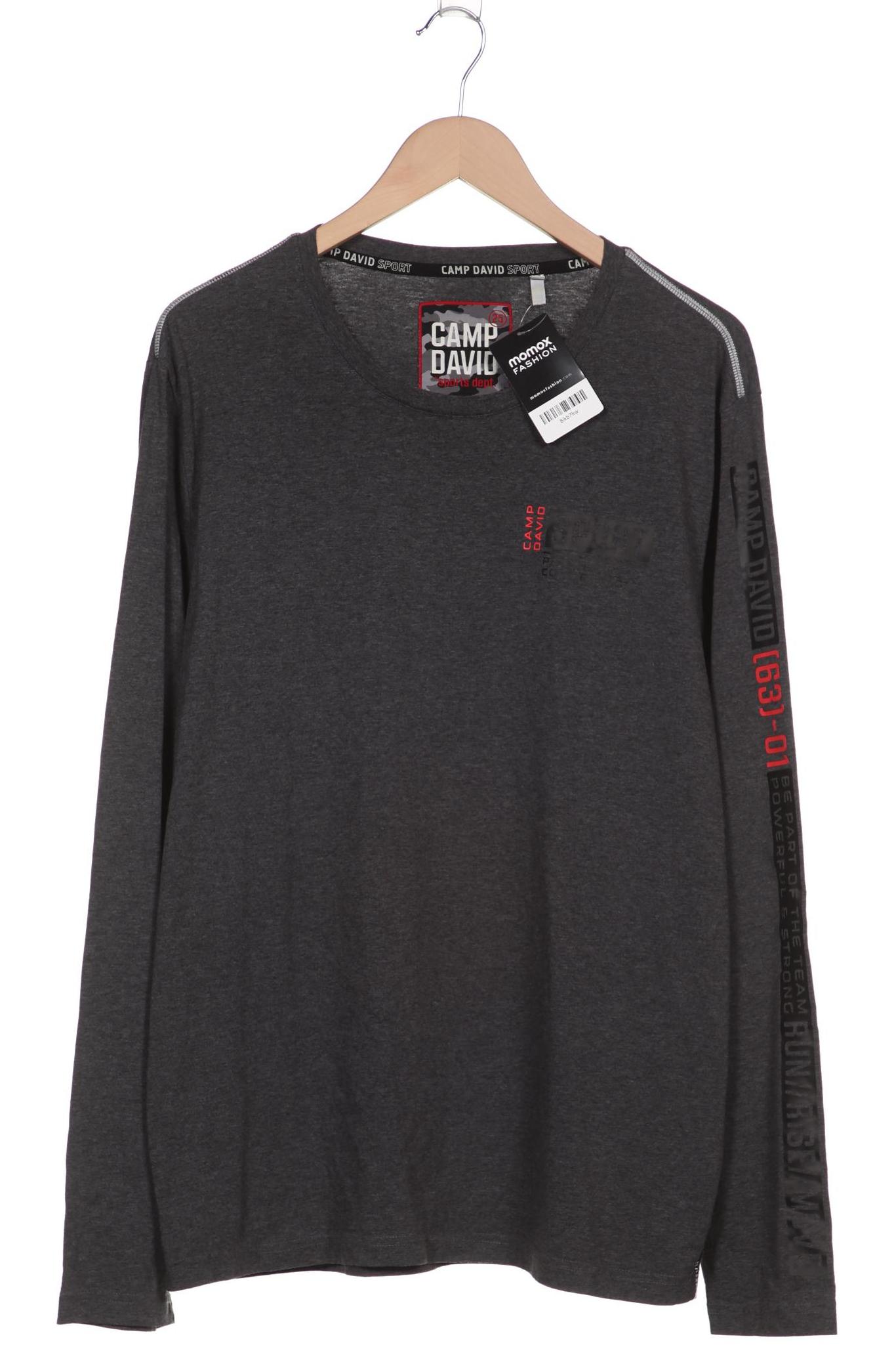

Camp David Herren Langarmshirt, grau
