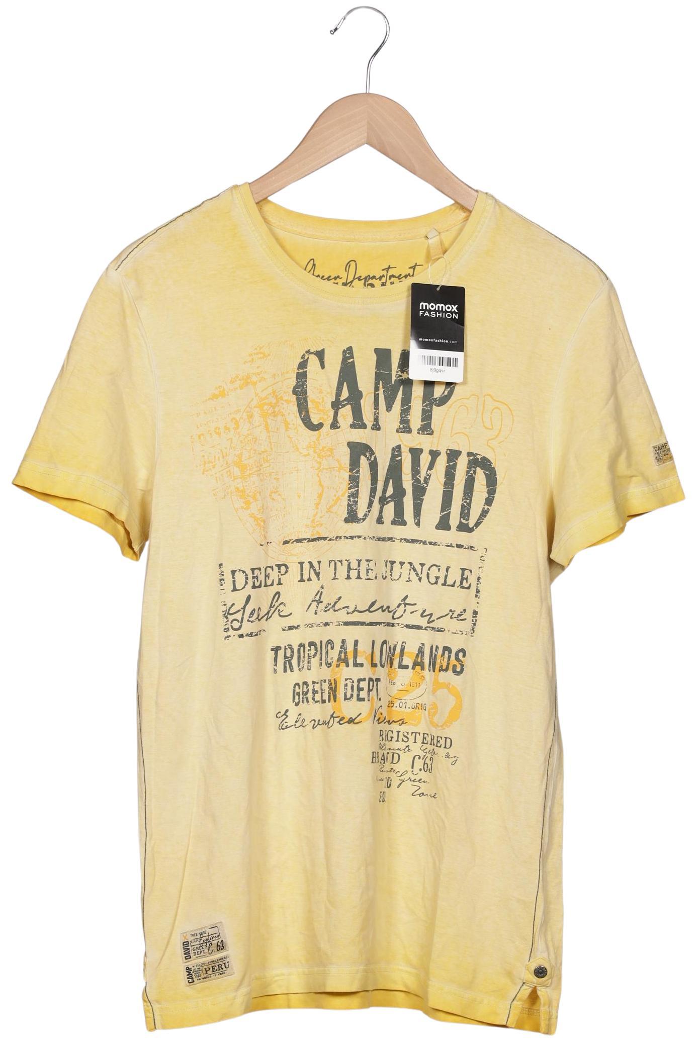 

Camp David Herren T-Shirt, gelb, Gr. 46