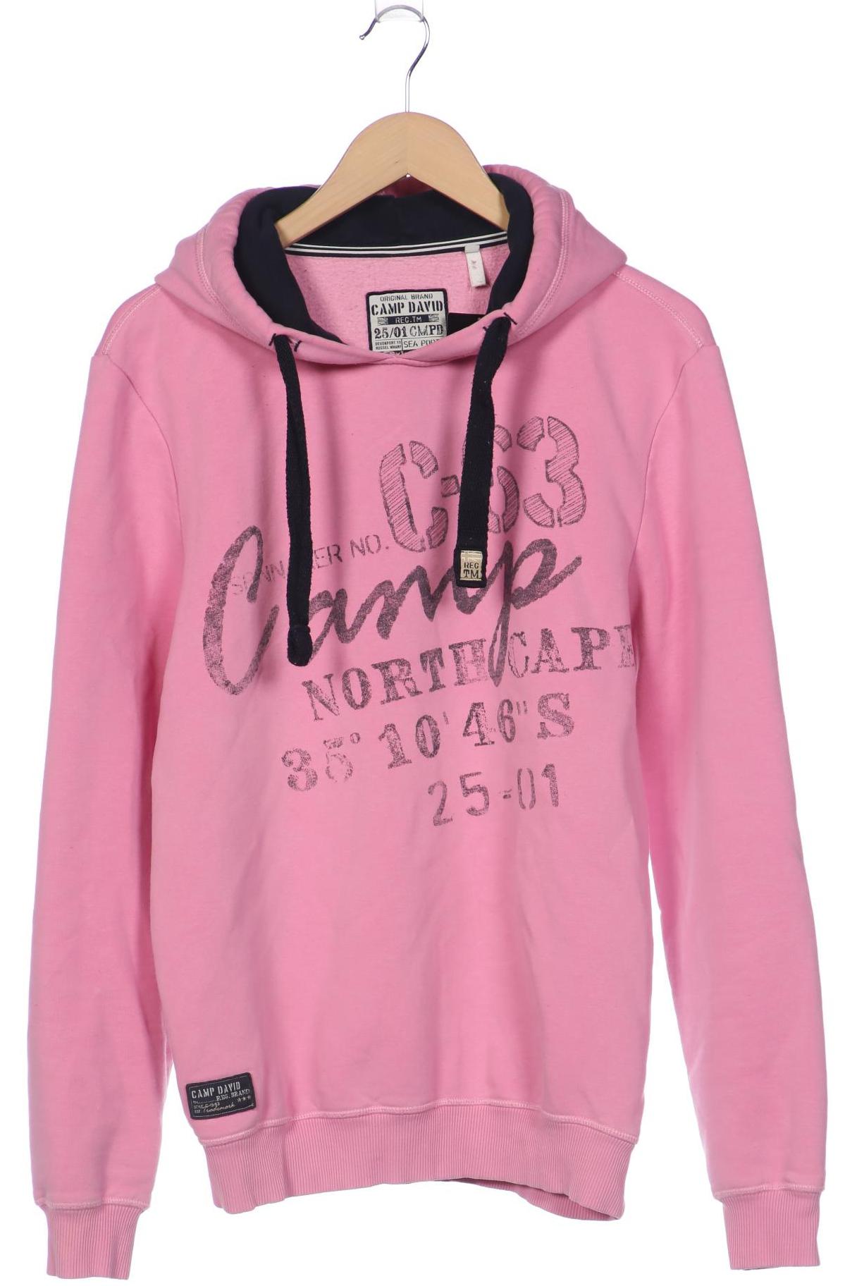 

Camp David Herren Kapuzenpullover, pink, Gr. 48