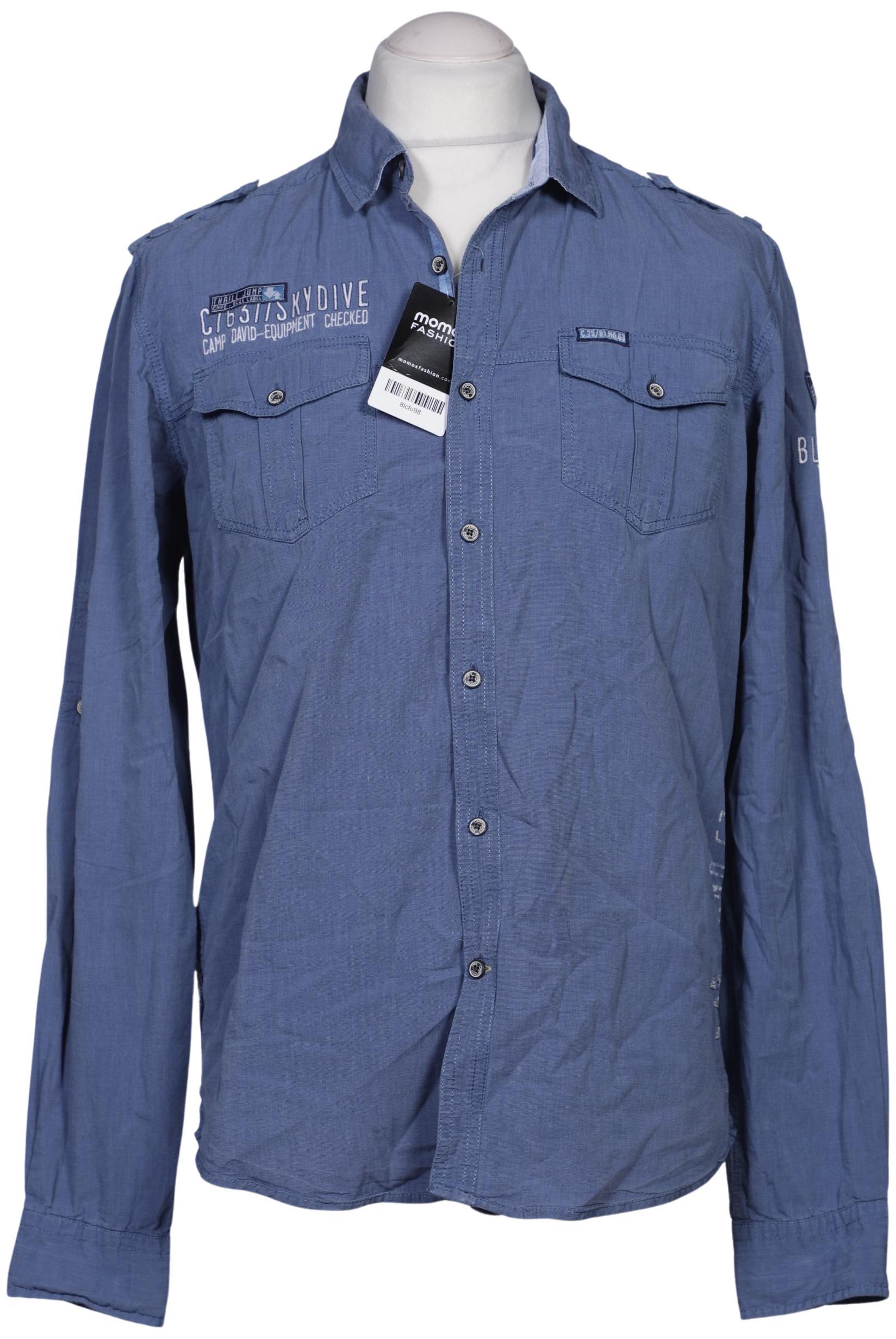 

Camp David Herren Hemd, blau, Gr. 52