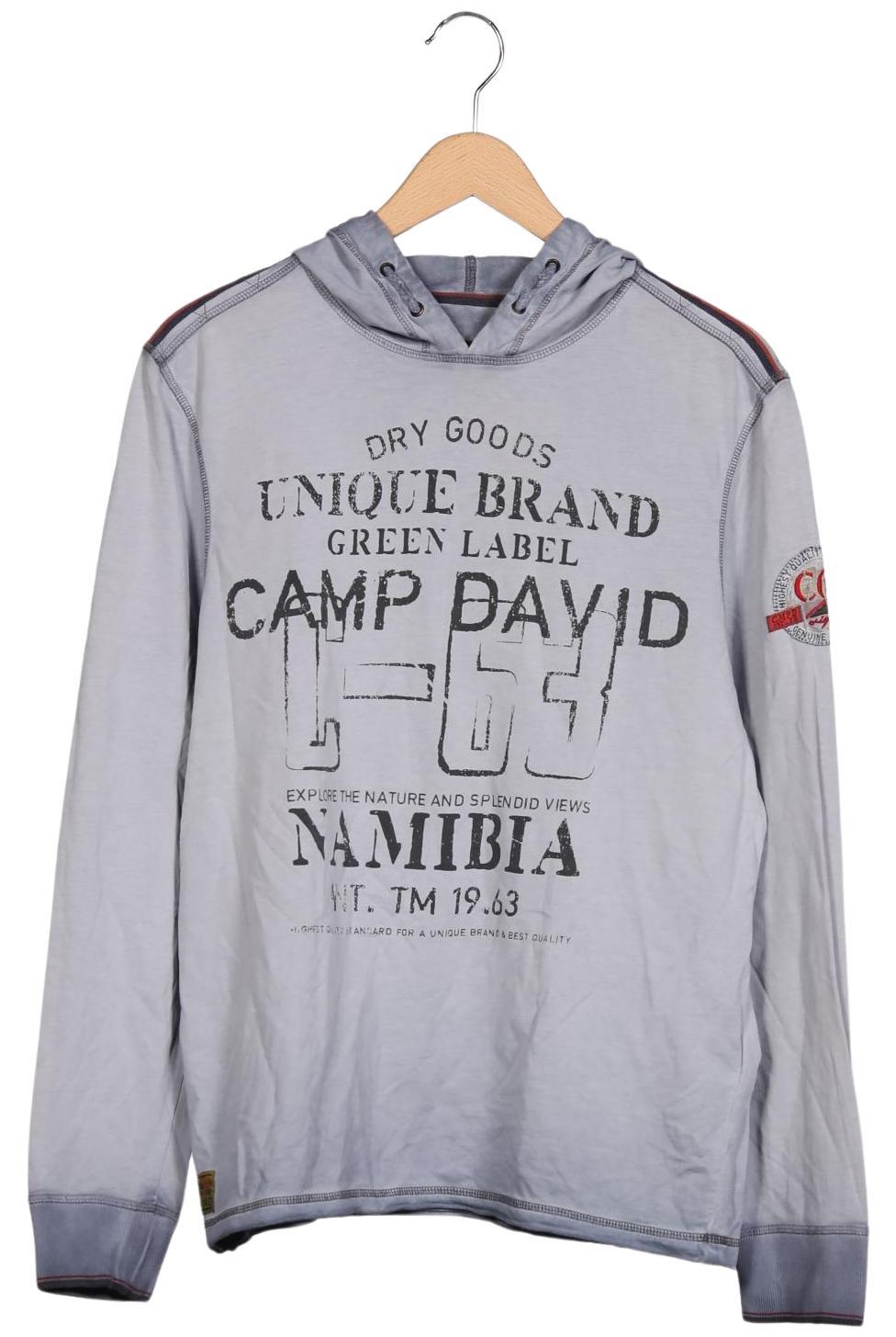 

Camp David Herren Kapuzenpullover, grau, Gr. 48