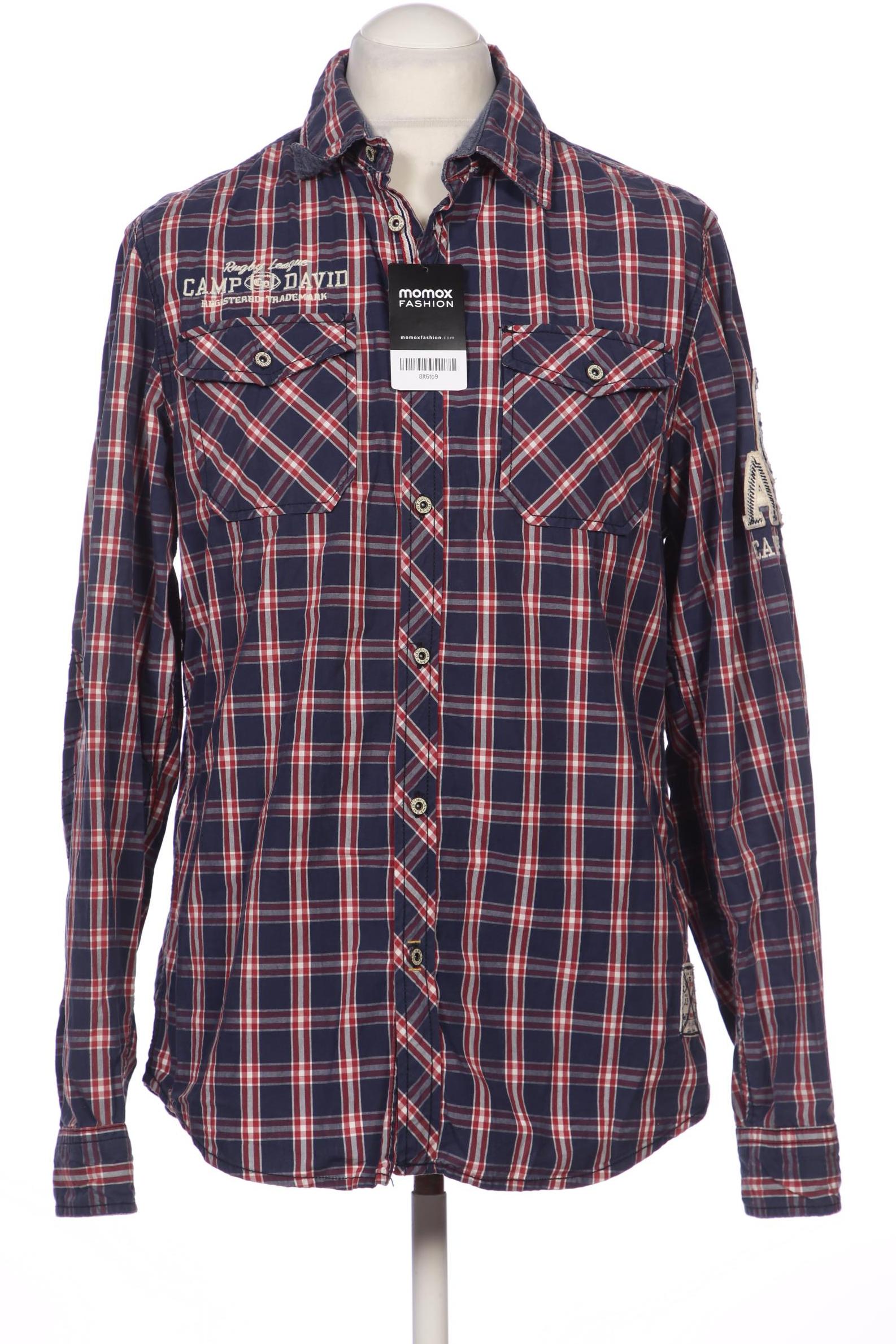 

Camp David Herren Hemd, marineblau