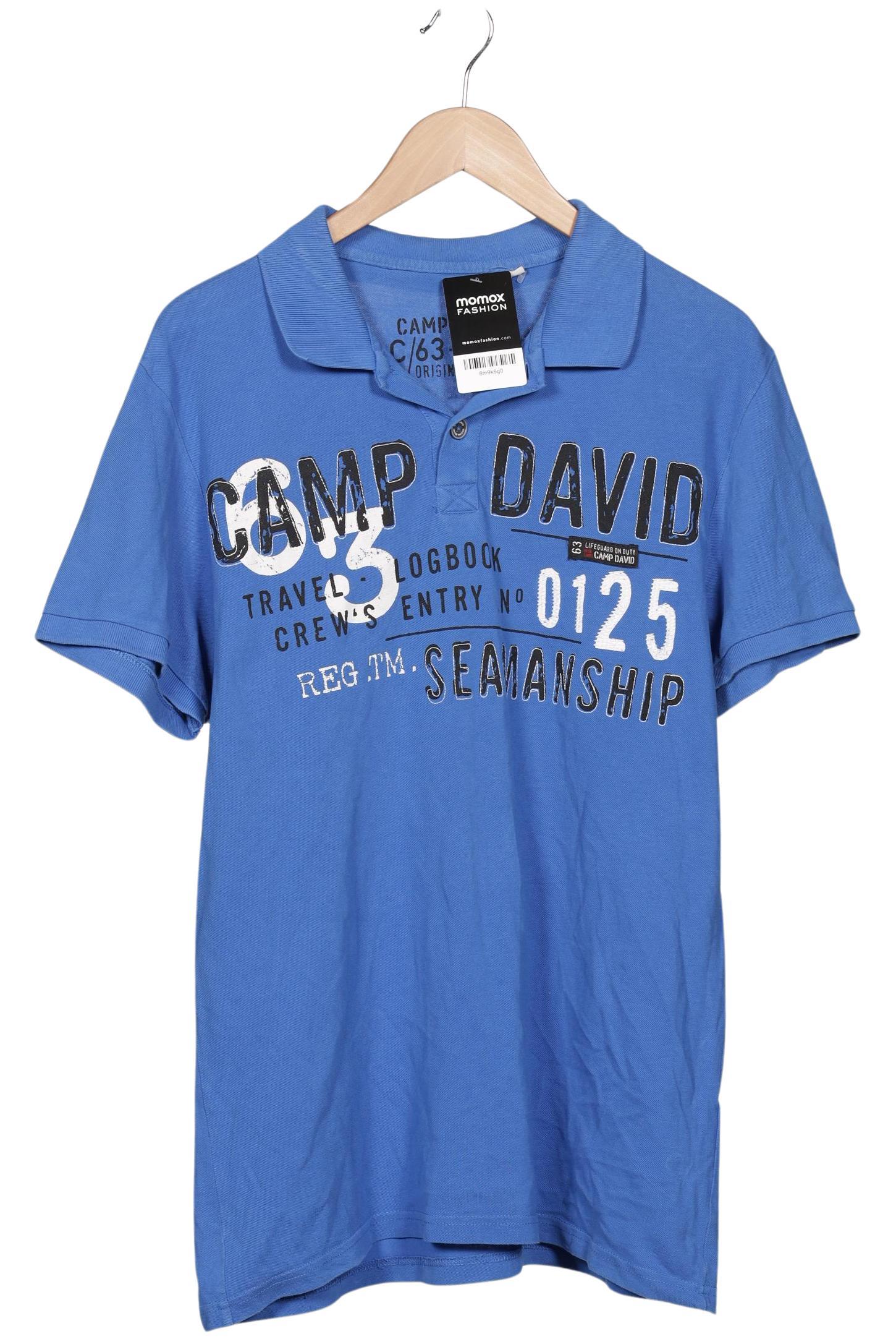 

Camp David Herren Poloshirt, blau, Gr. 52