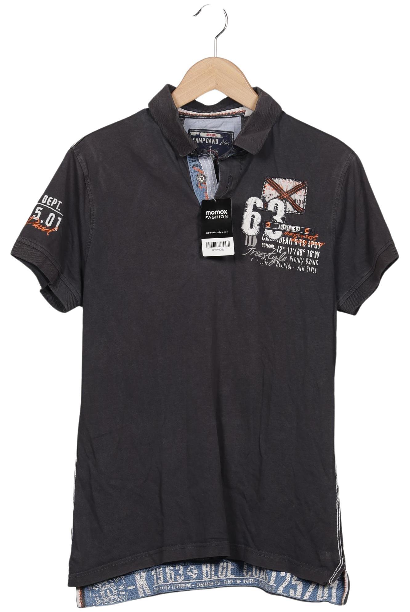 

Camp David Herren Poloshirt, grau, Gr. 48