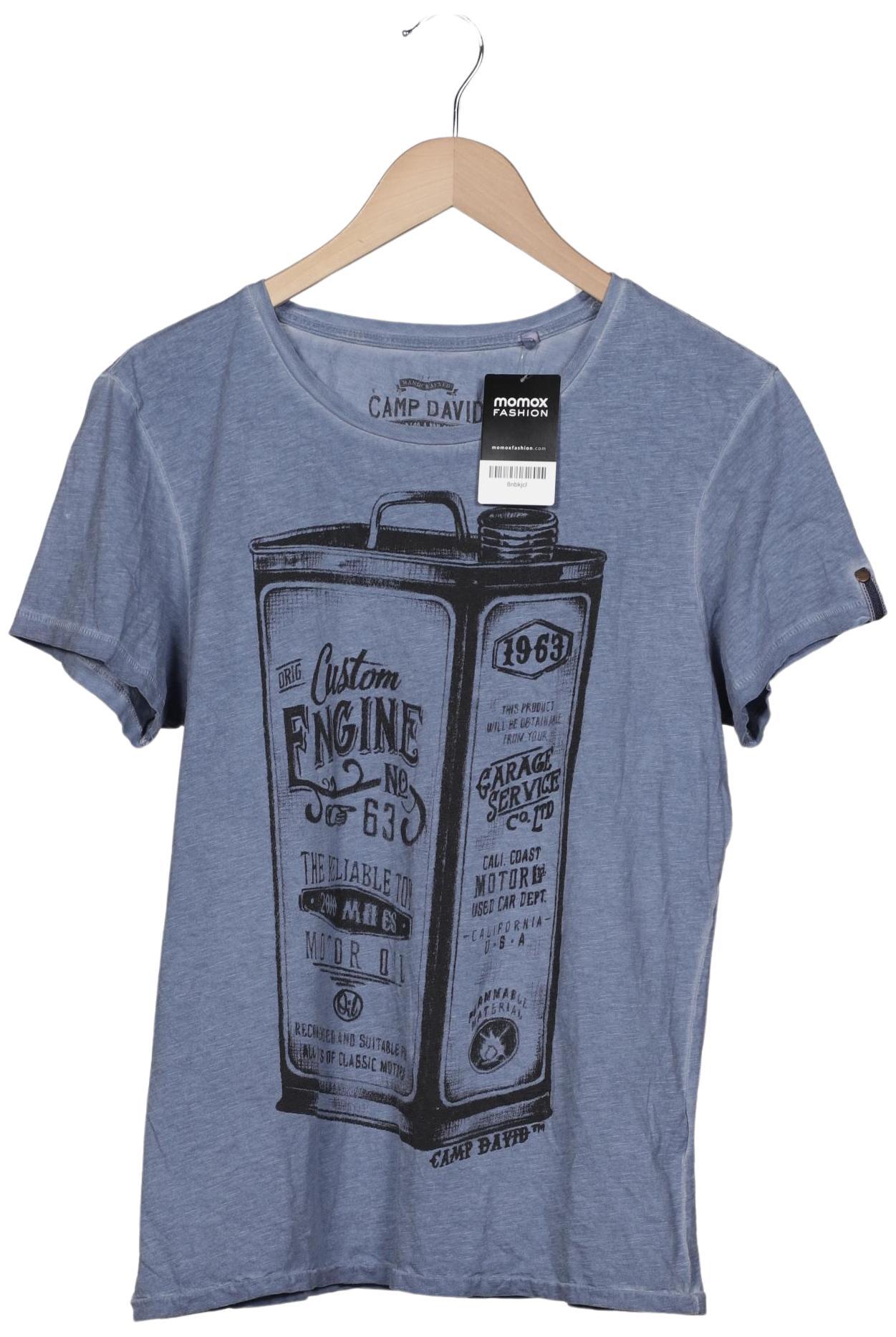 

Camp David Herren T-Shirt, blau, Gr. 48