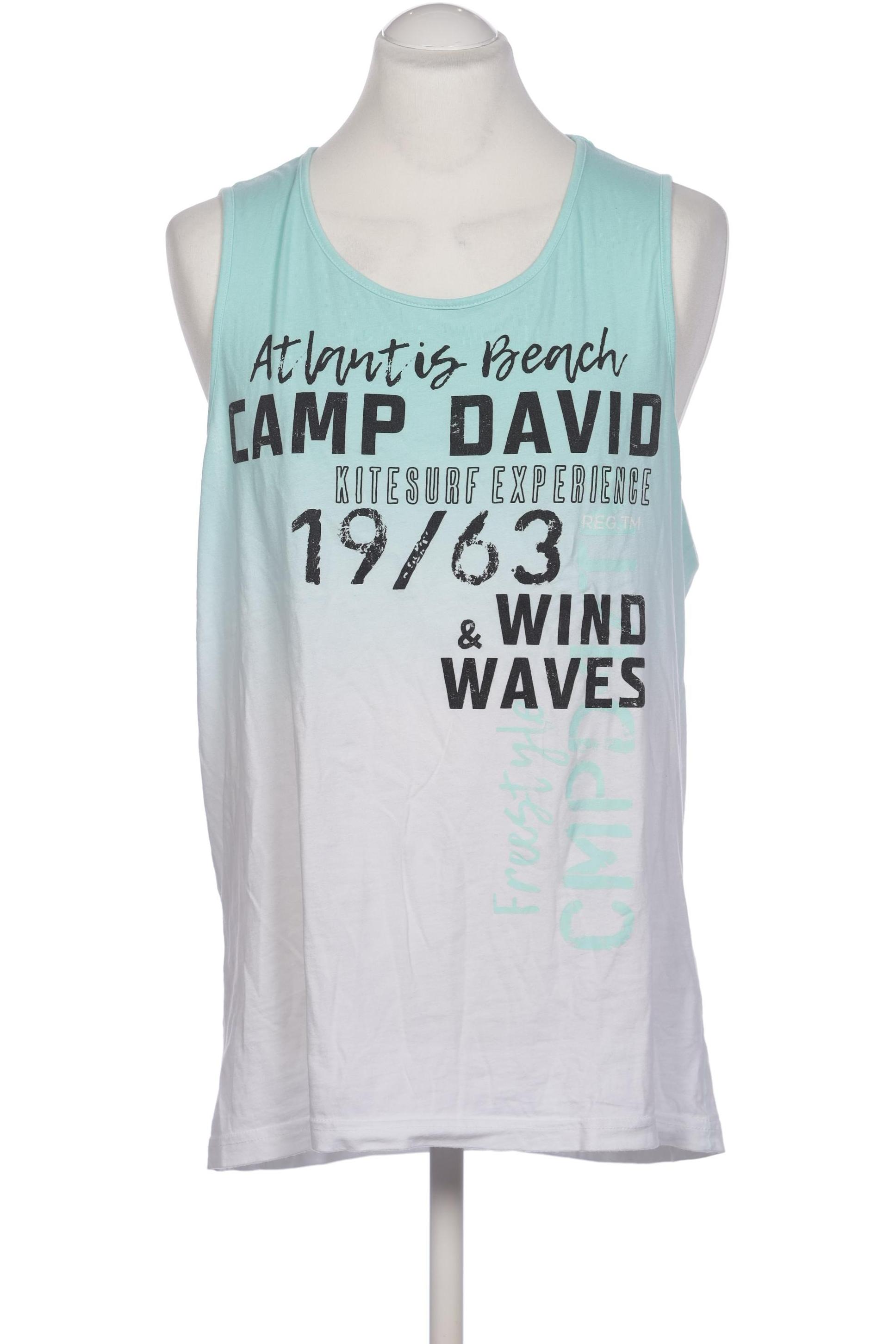 

Camp David Herren T-Shirt, türkis, Gr. 52