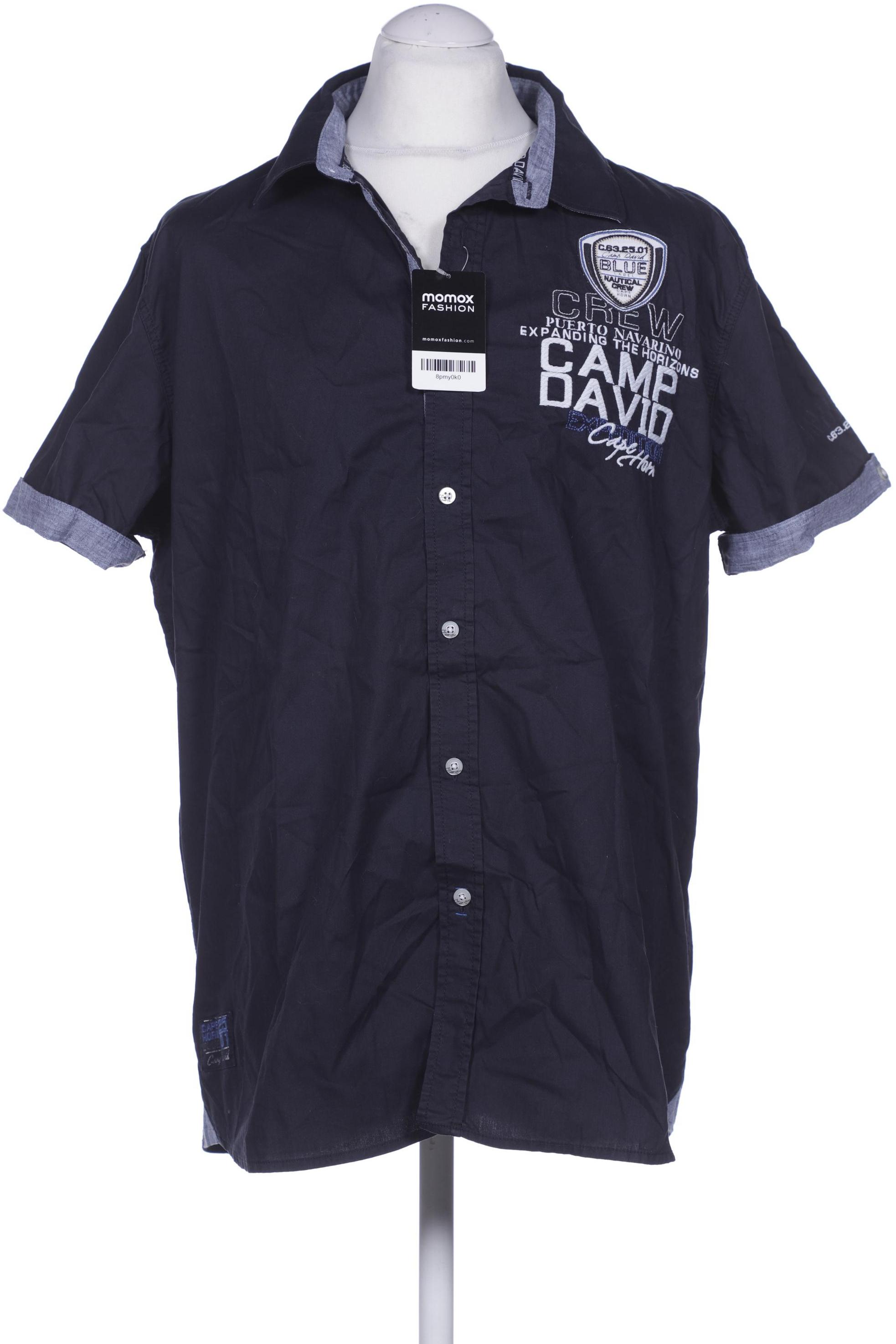 

Camp David Herren Hemd, marineblau