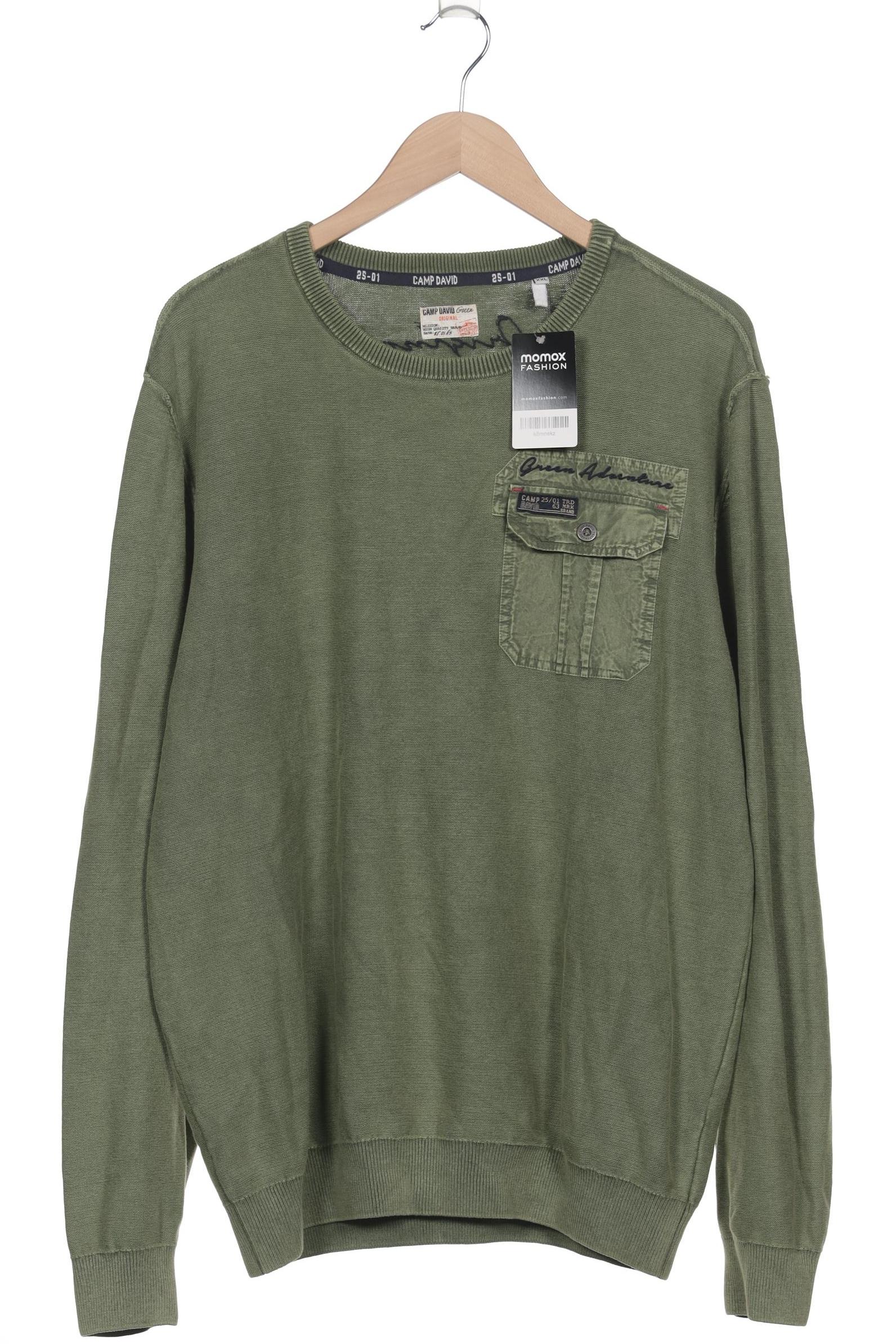 

Camp David Herren Pullover, grün, Gr. 56