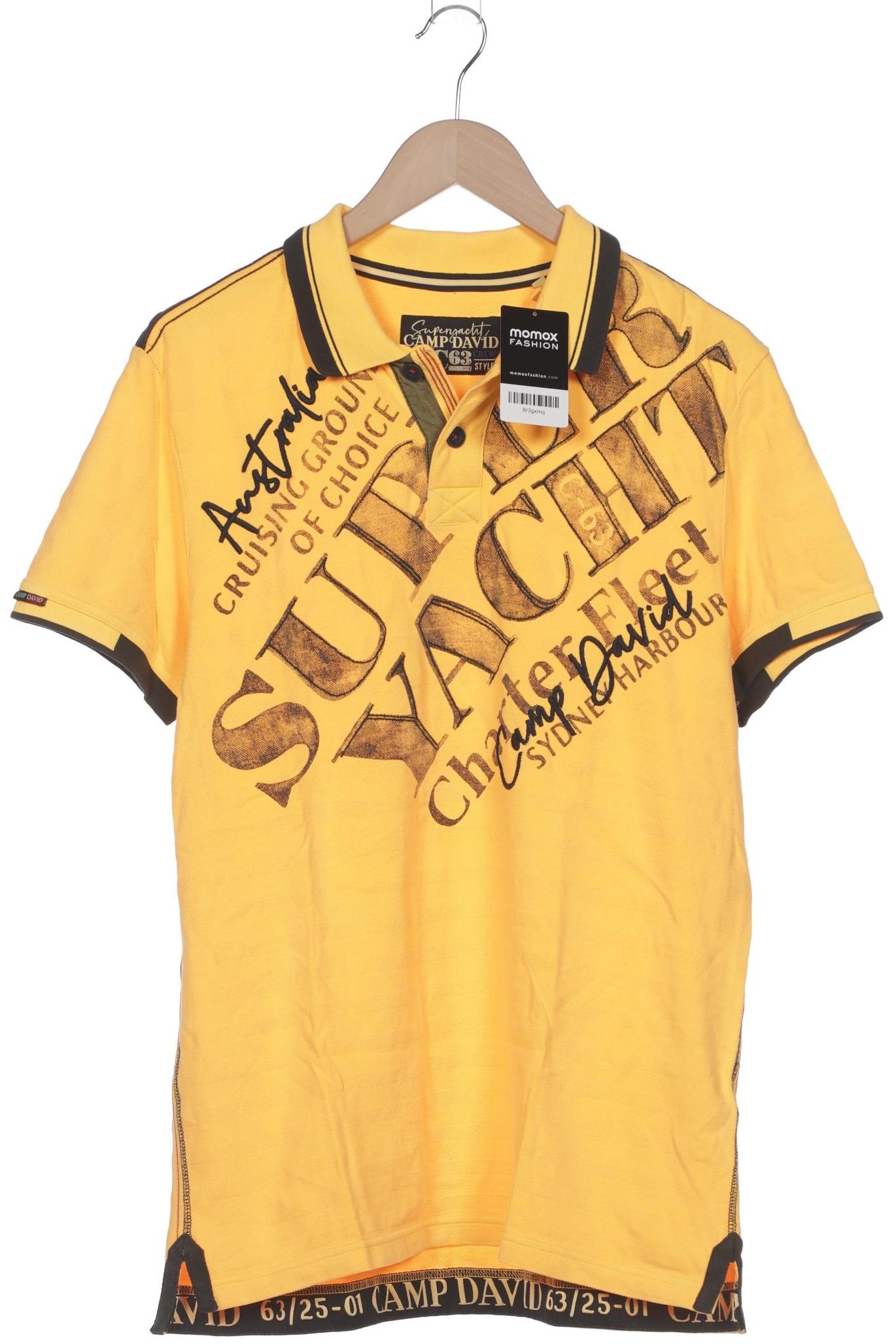 

Camp David Herren Poloshirt, orange, Gr. 52