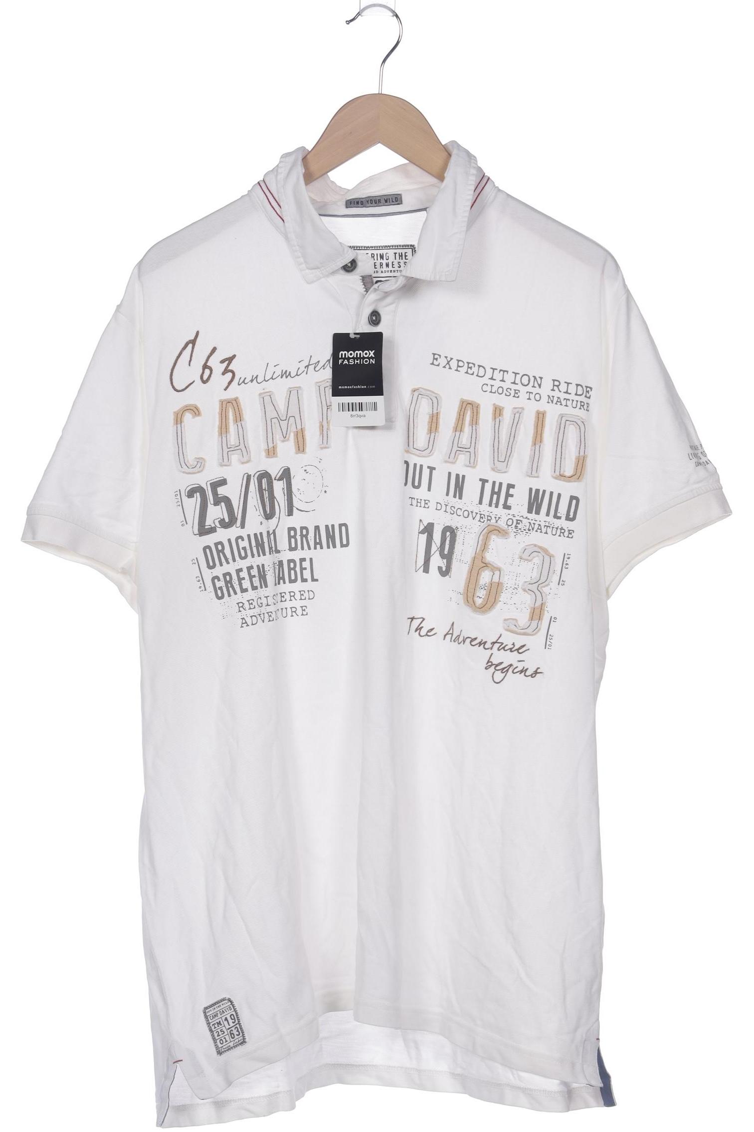 

Camp David Herren Poloshirt, weiß, Gr. 58