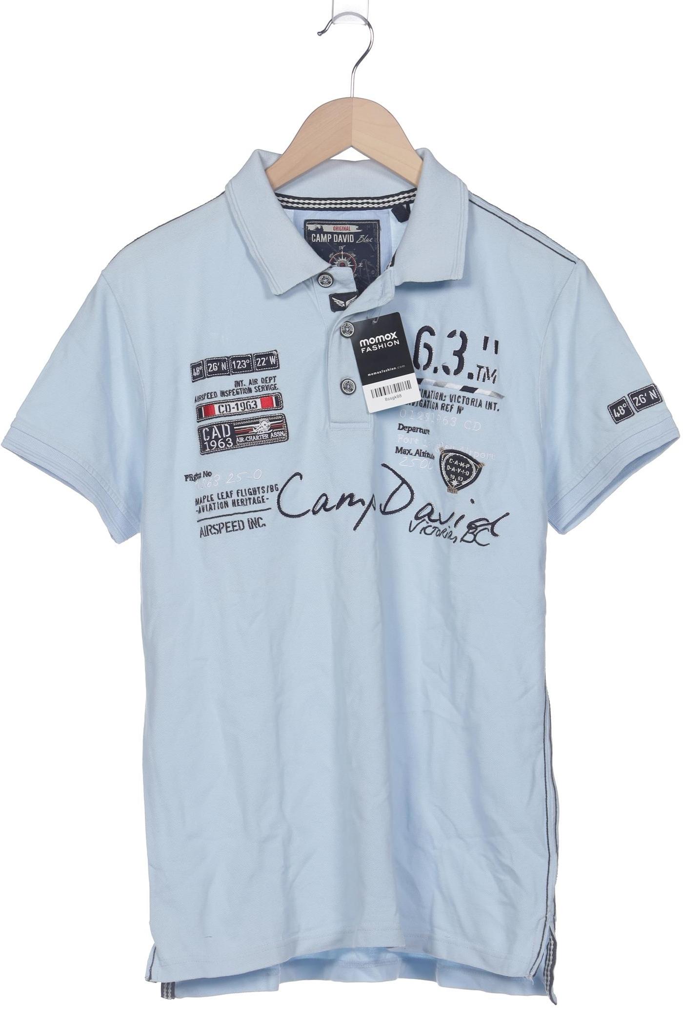 

Camp David Herren Poloshirt, hellblau, Gr. 52