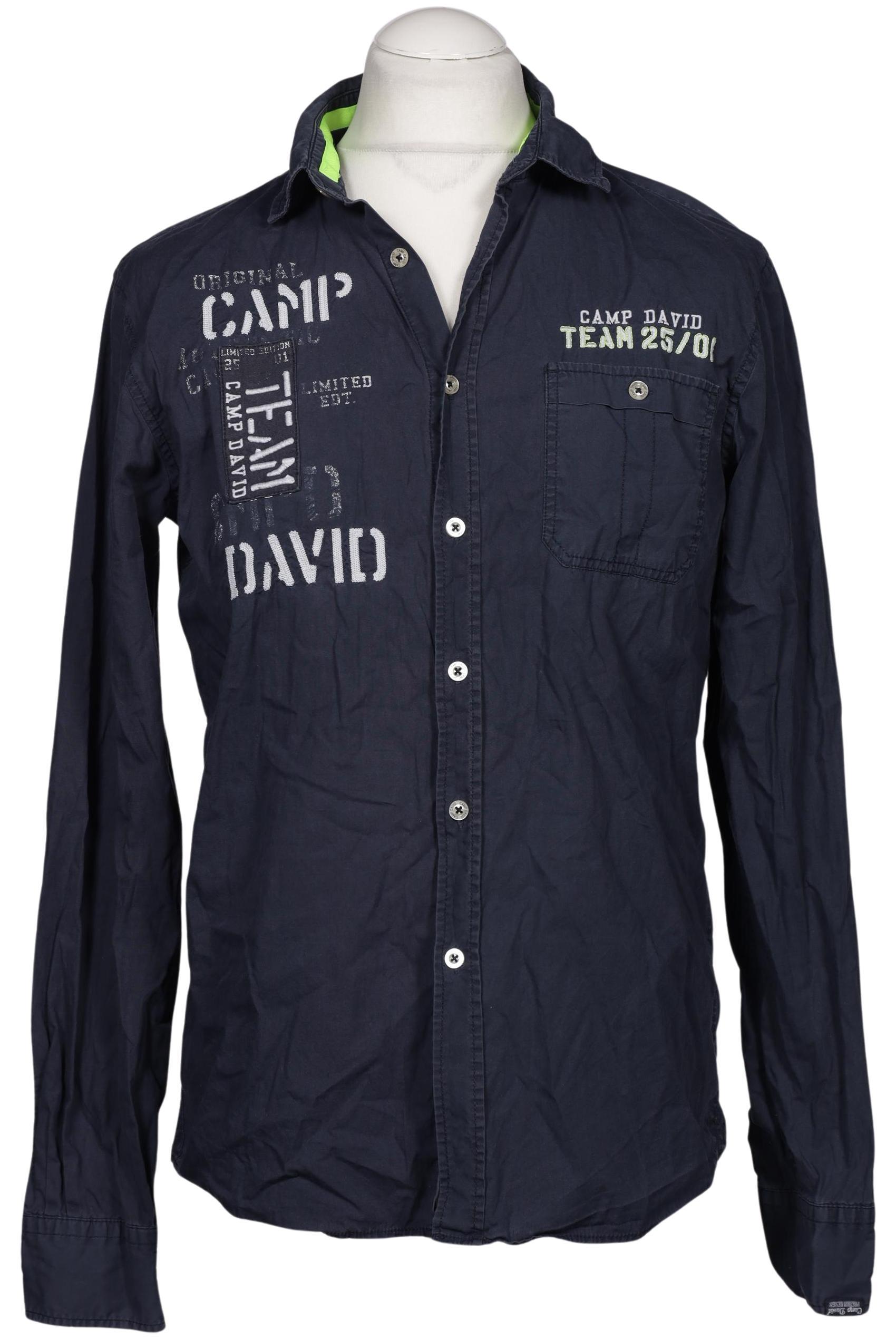 

Camp David Herren Hemd, marineblau, Gr. 48