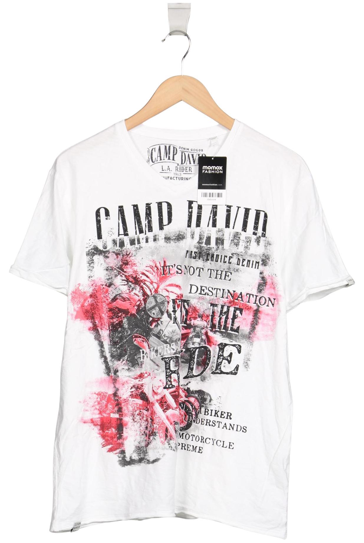 

Camp David Herren T-Shirt, weiß, Gr. 54