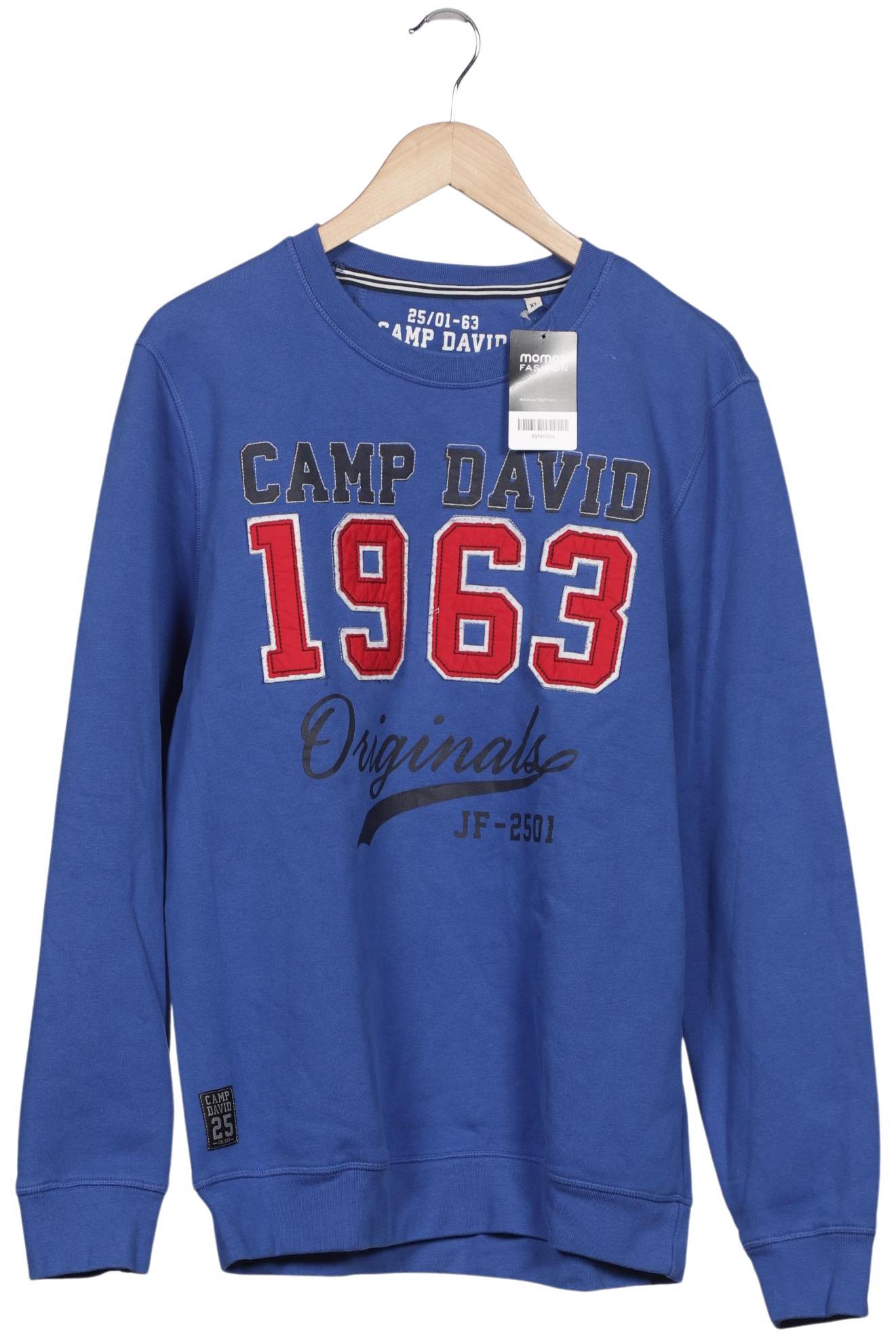 

Camp David Herren Sweatshirt, blau, Gr. 54